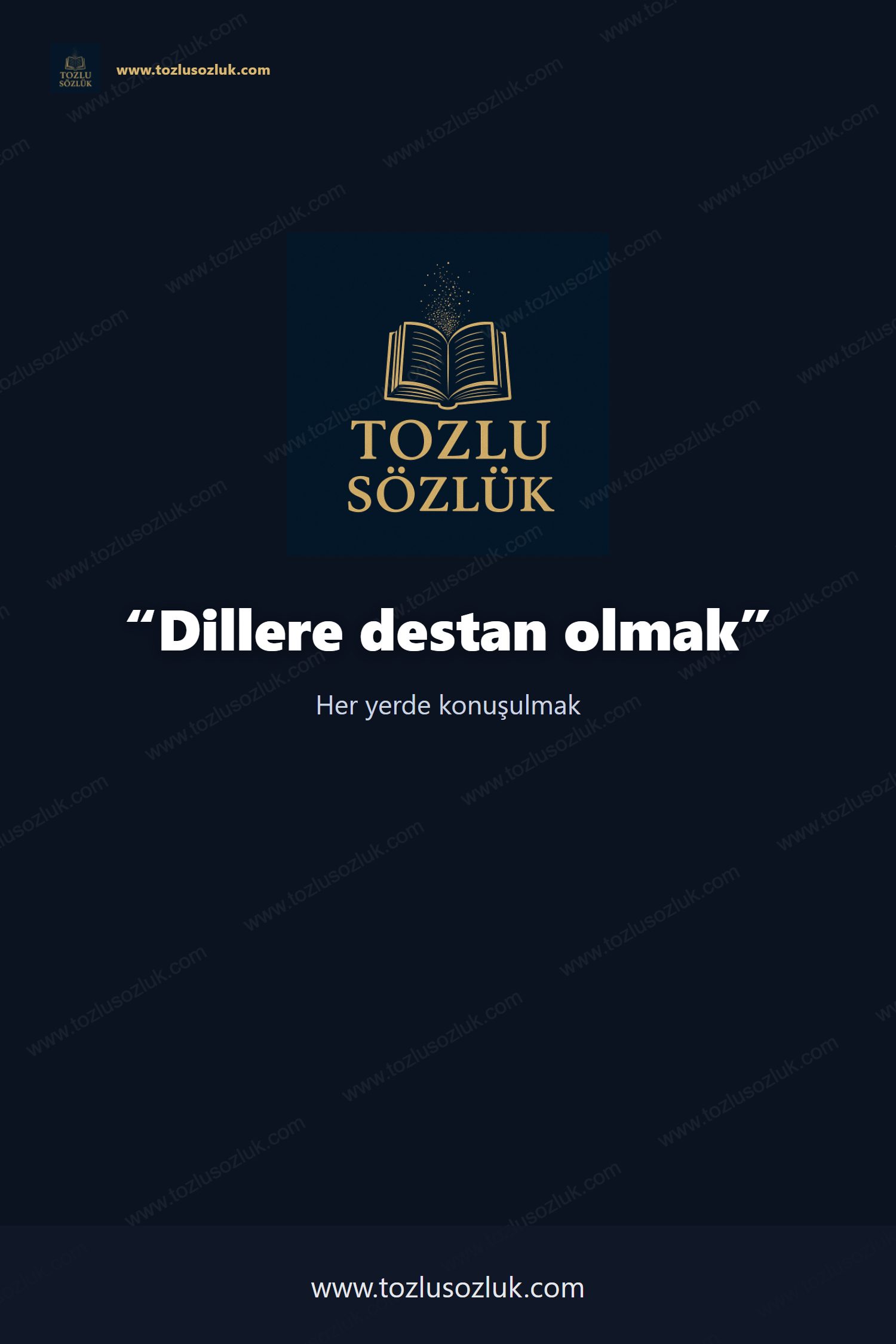 Dillere destan olmak Pinterest görseli