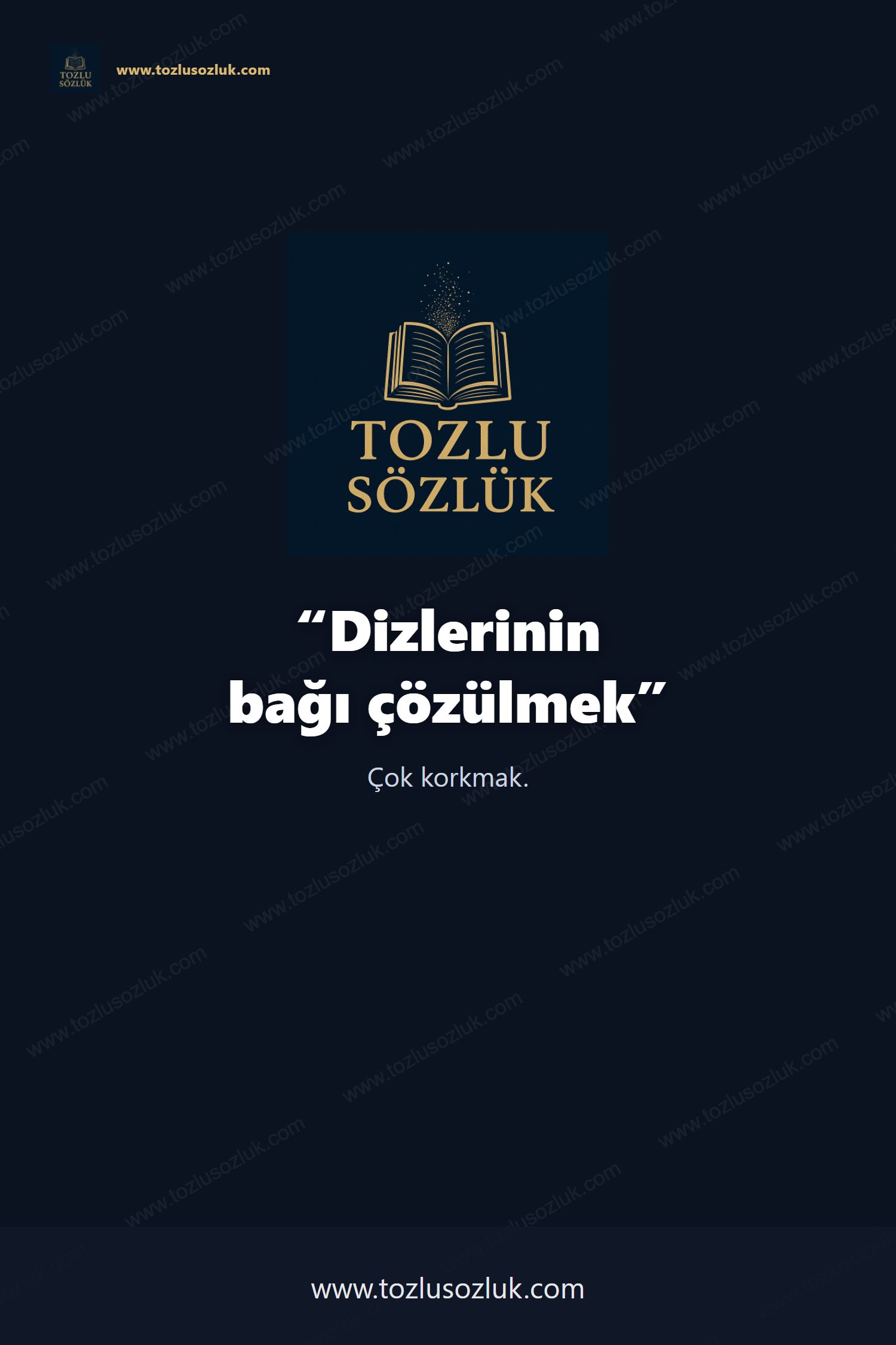 Dizlerinin bağı çözülmek Pinterest görseli
