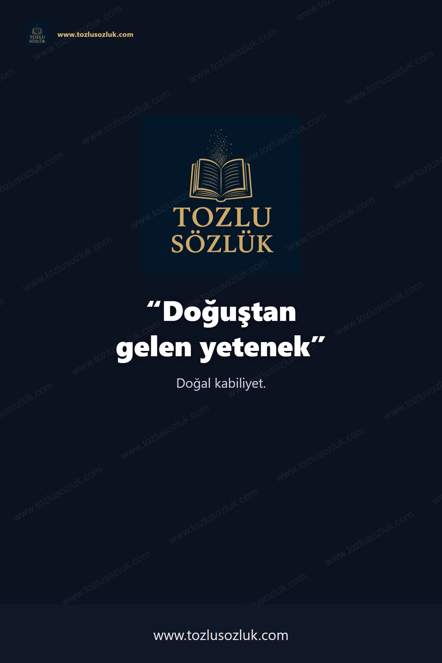 Doğuştan gelen yetenek Pinterest görseli