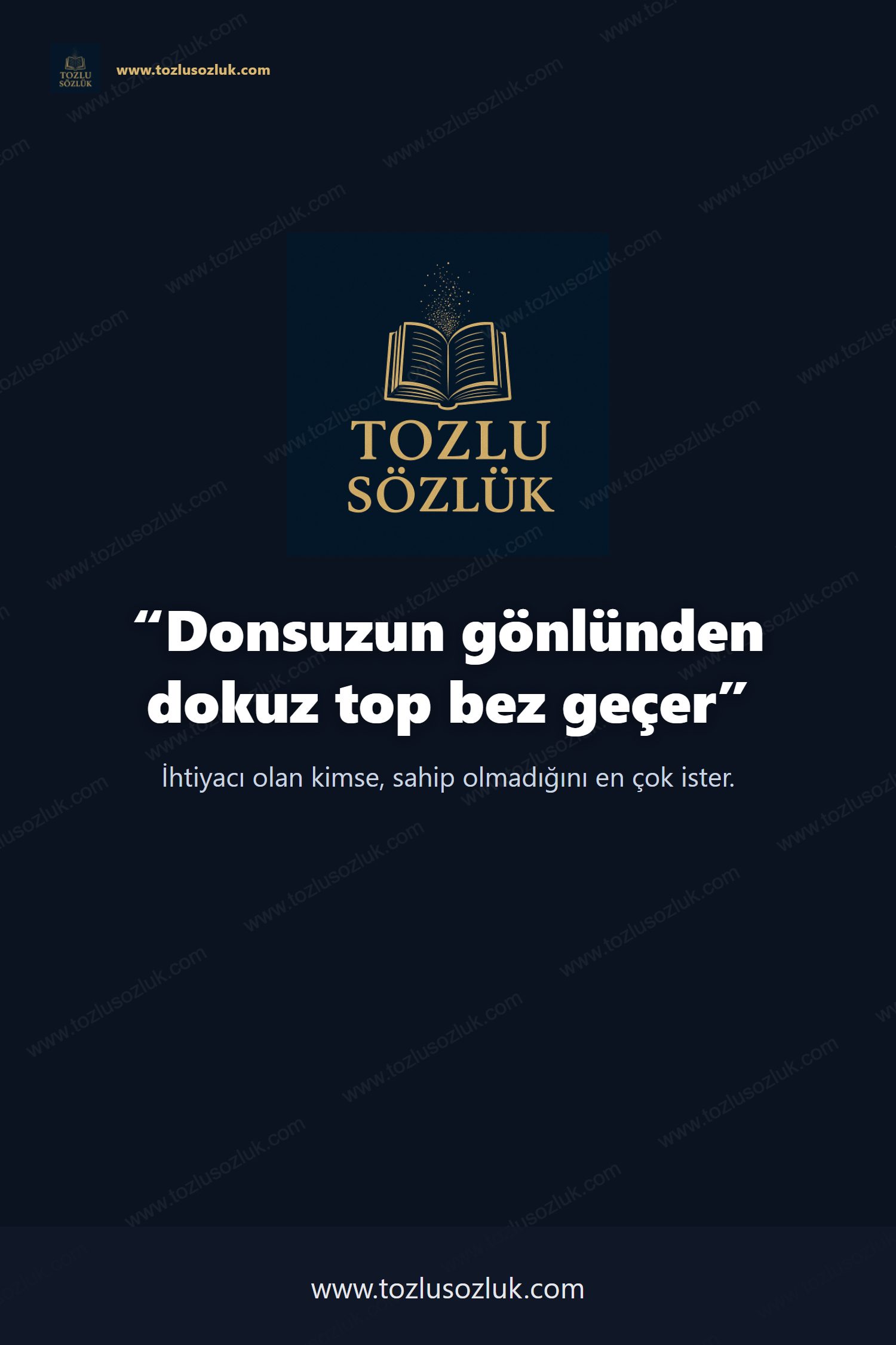 Donsuzun gönlünden dokuz top bez geçer Pinterest görseli