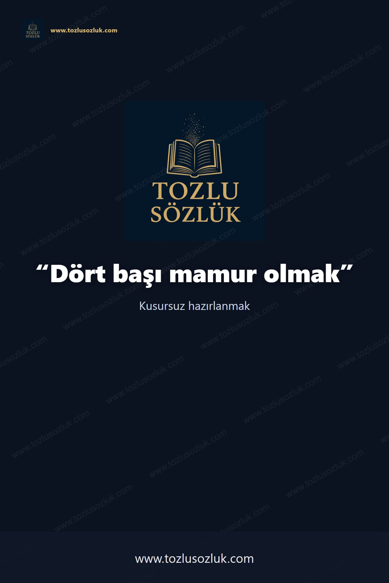 Dört başı mamur olmak Pinterest görseli