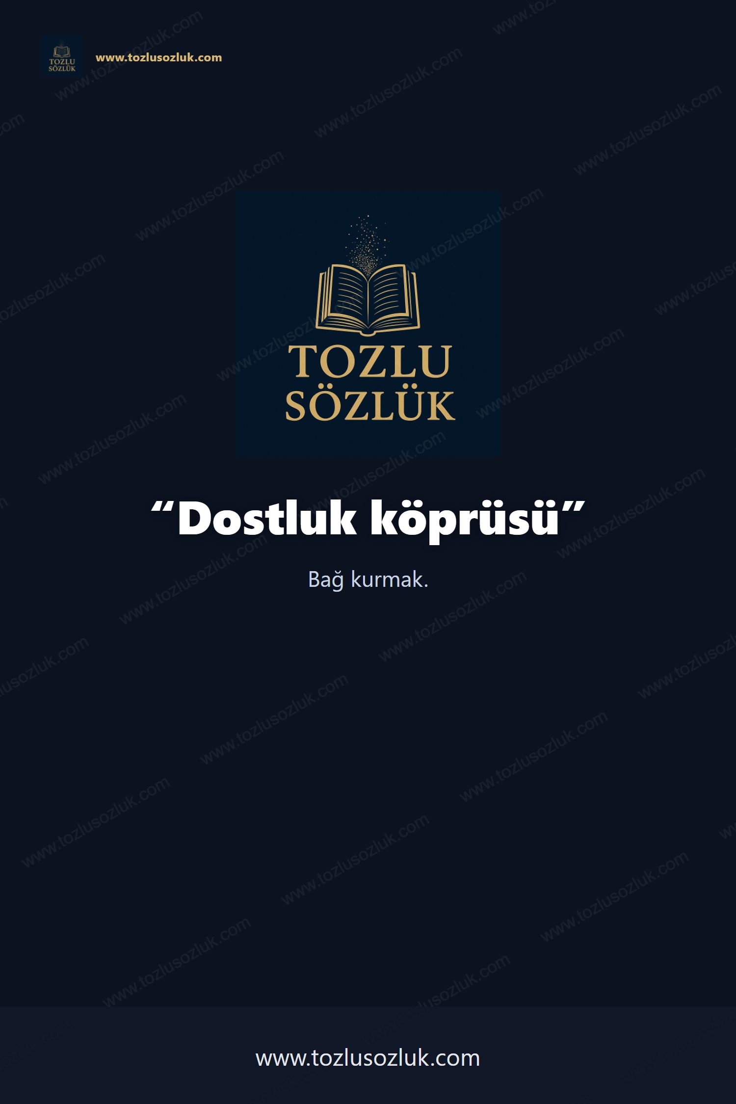 Dostluk köprüsü Pinterest görseli