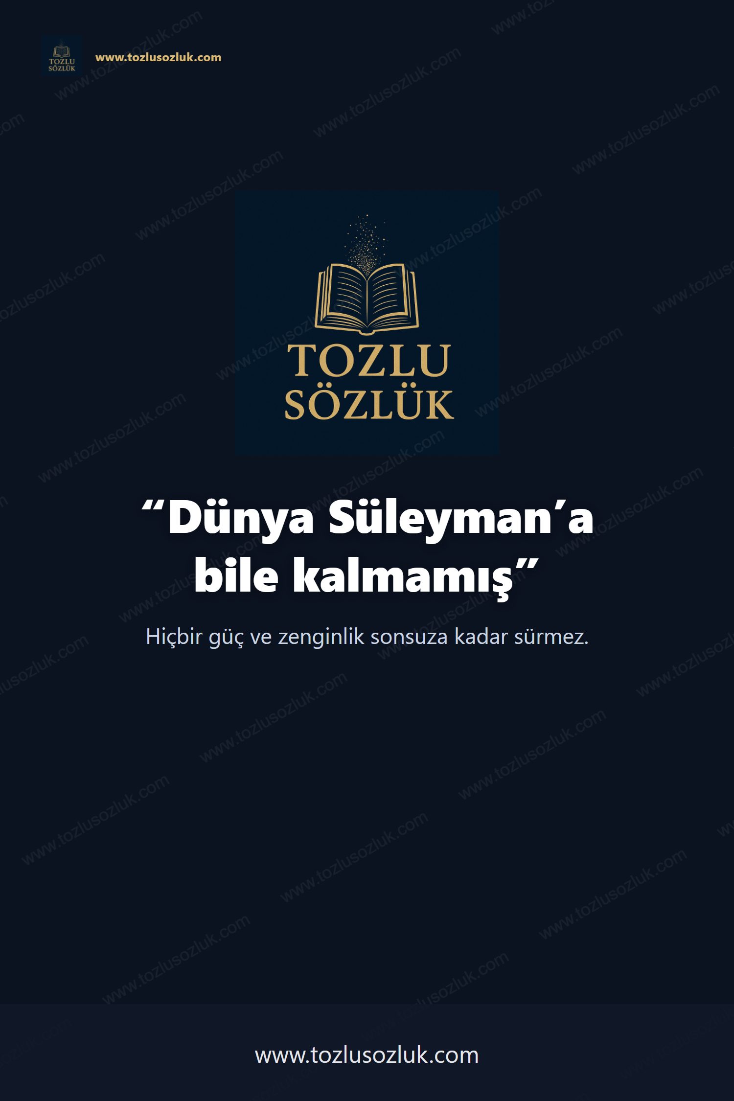 Dünya Süleyman’a bile kalmamış Pinterest görseli