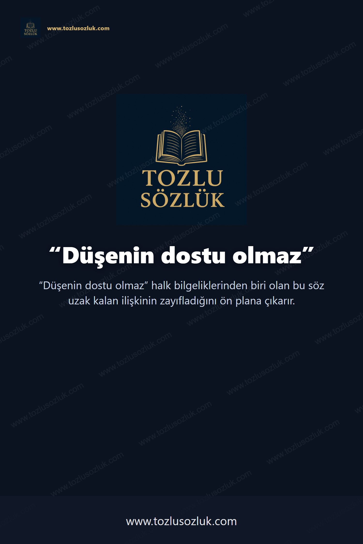 Düşenin dostu olmaz Pinterest görseli