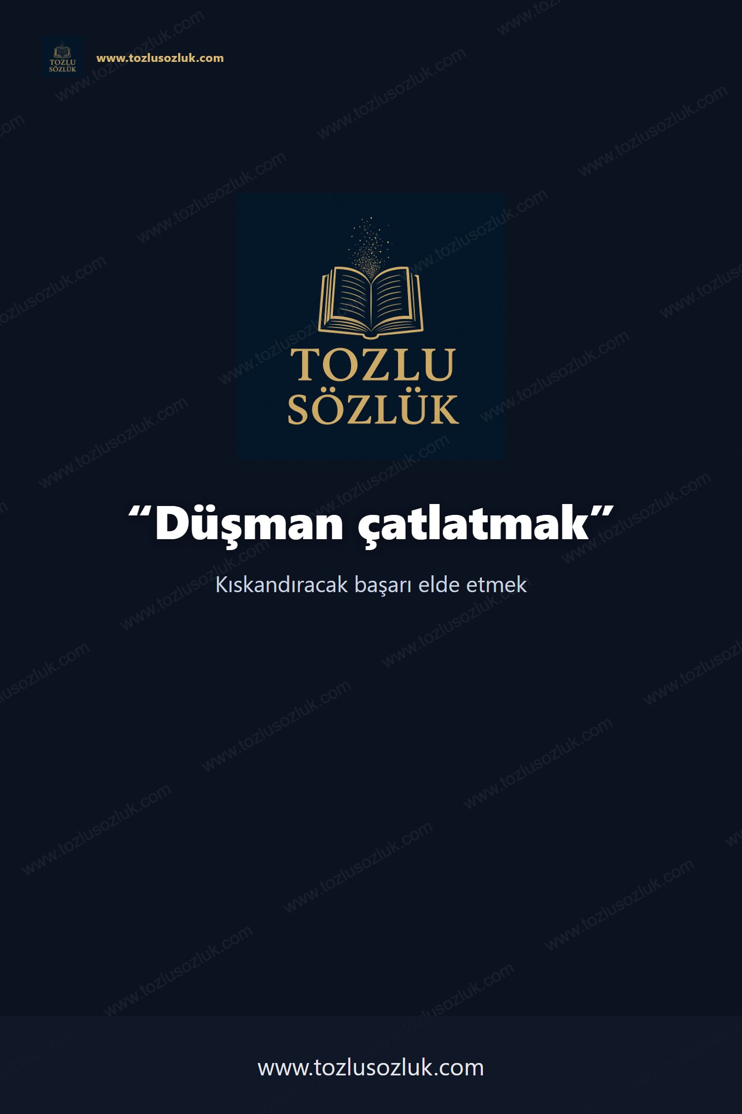 Düşman çatlatmak Pinterest görseli
