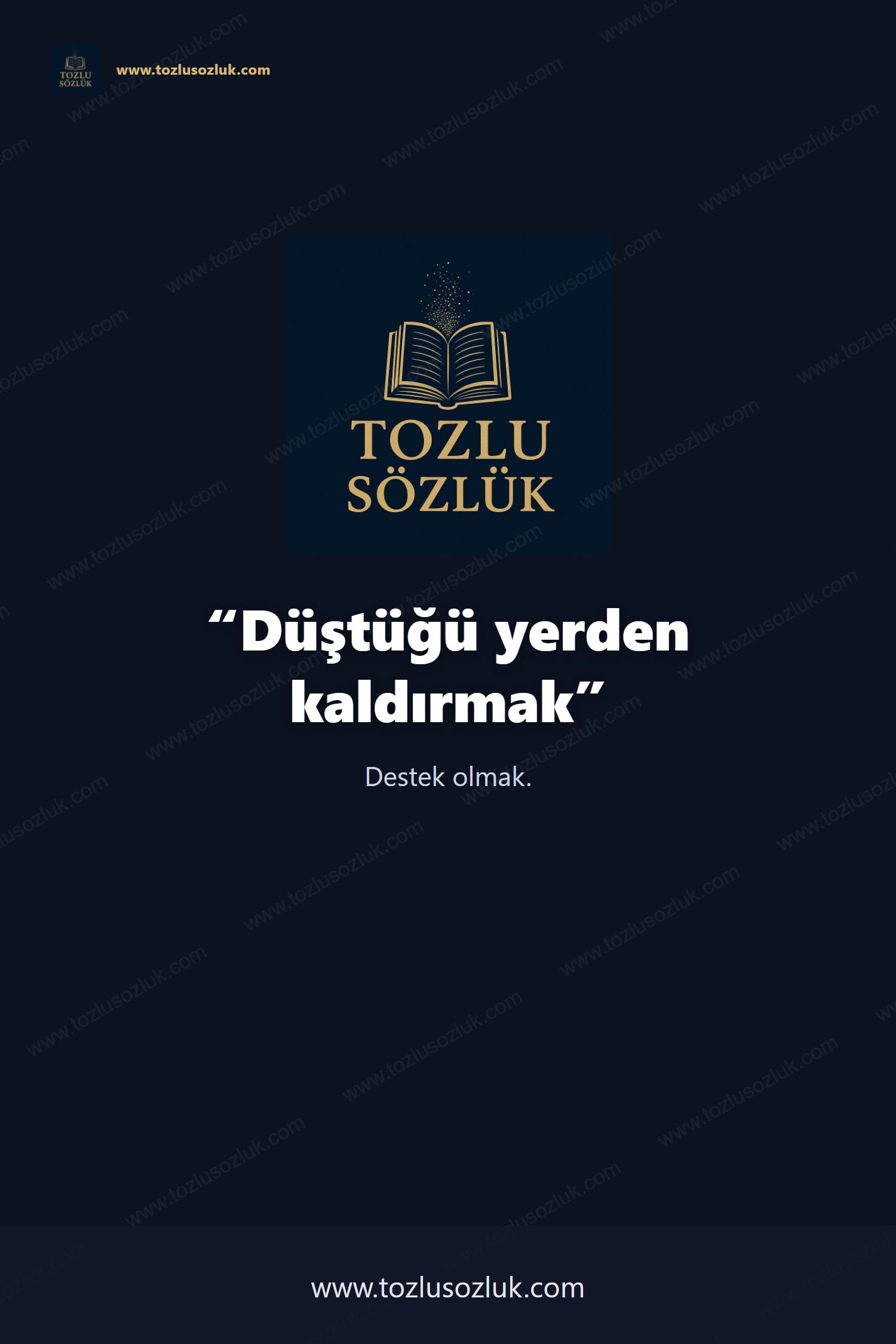 Düştüğü yerden kaldırmak Pinterest görseli