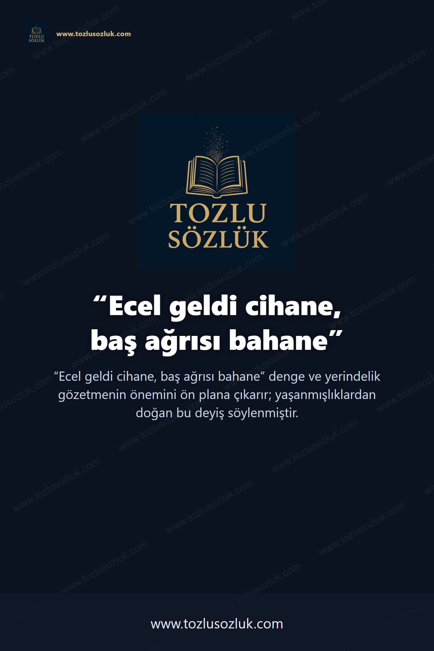 Ecel geldi cihane, baş ağrısı bahane Pinterest görseli