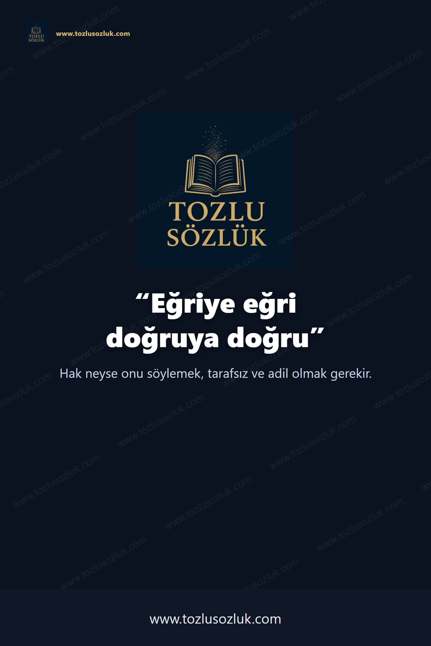 Eğriye eğri doğruya doğru Pinterest görseli