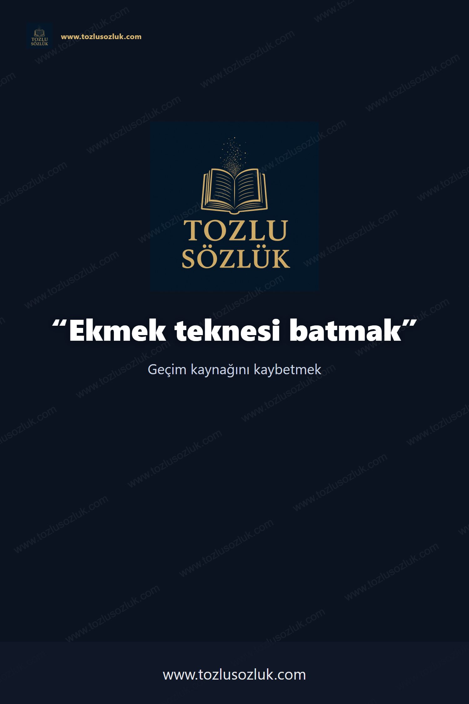 Ekmek teknesi batmak Pinterest görseli