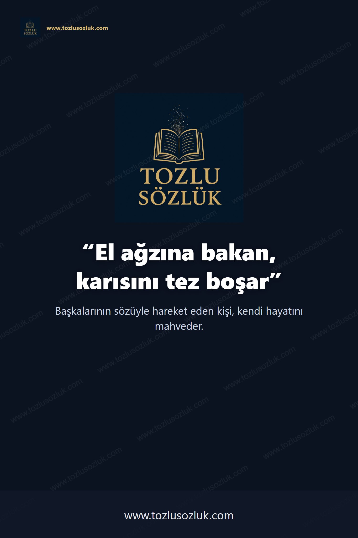 El ağzına bakan, karısını tez boşar Pinterest görseli