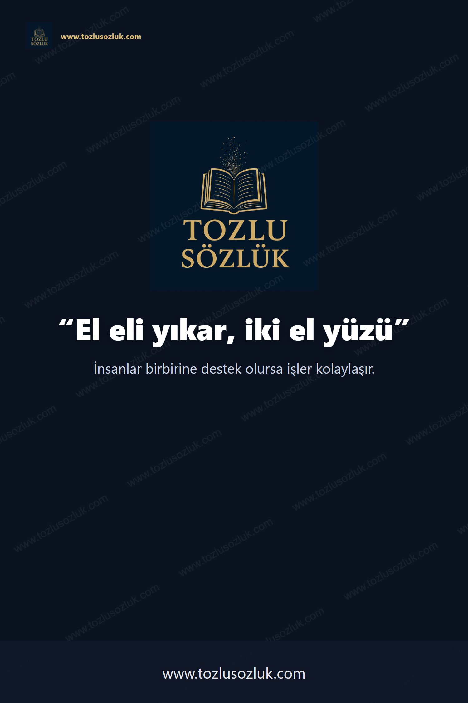 El eli yıkar, iki el yüzü Pinterest görseli