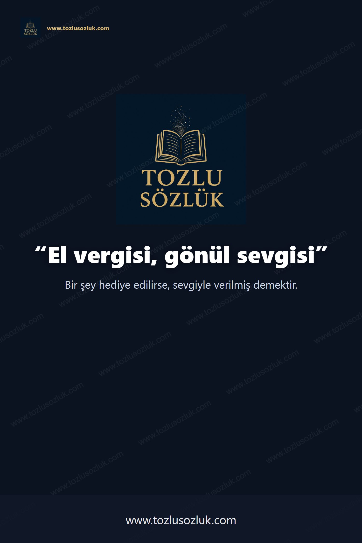 El vergisi, gönül sevgisi Pinterest görseli