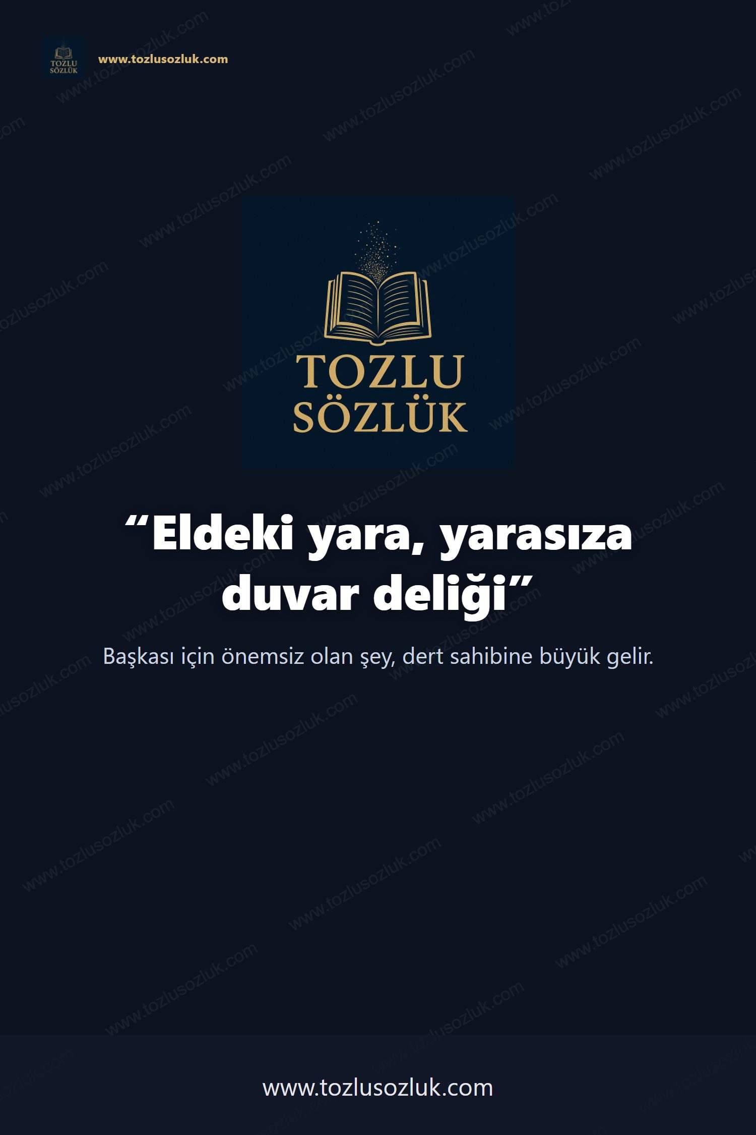 Eldeki yara, yarasıza duvar deliği Pinterest görseli