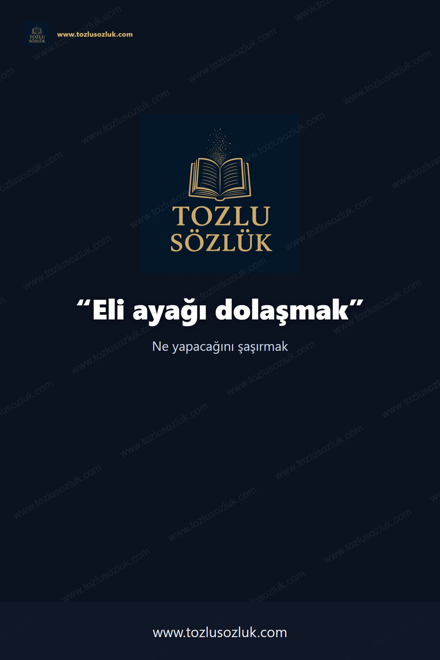 Eli ayağı dolaşmak Pinterest görseli