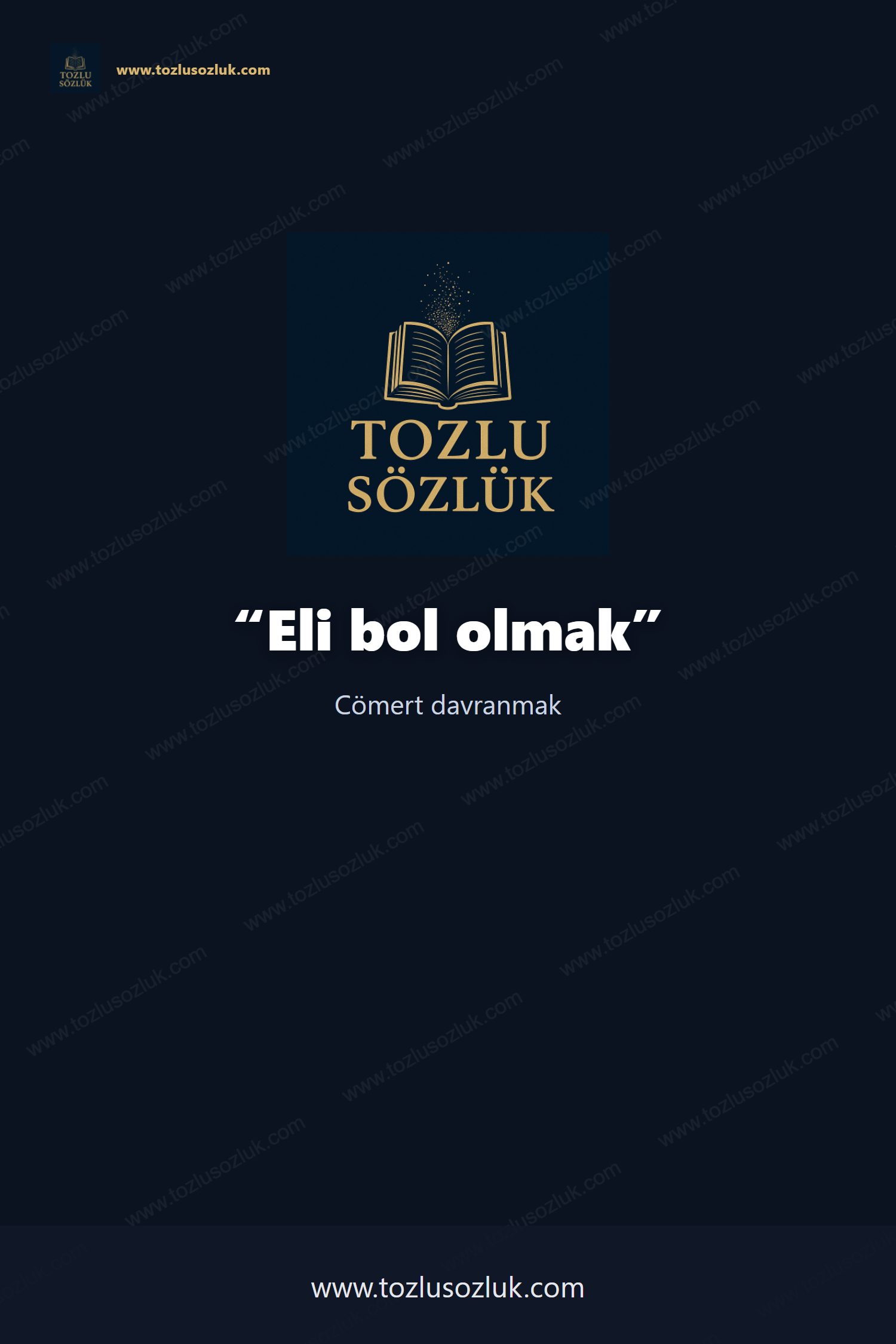 Eli bol olmak Pinterest görseli