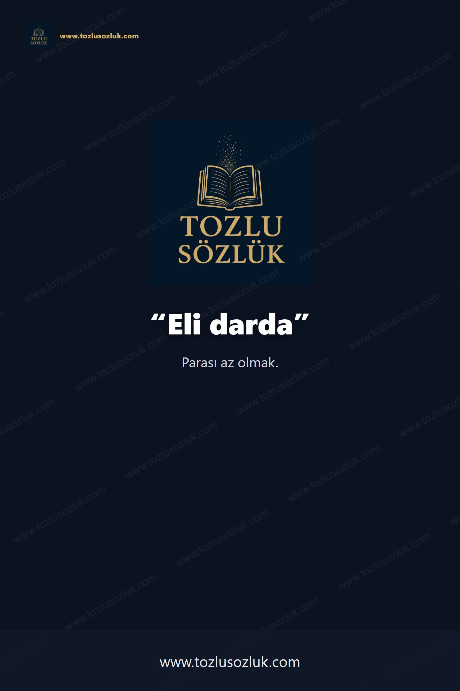 Eli darda Pinterest görseli
