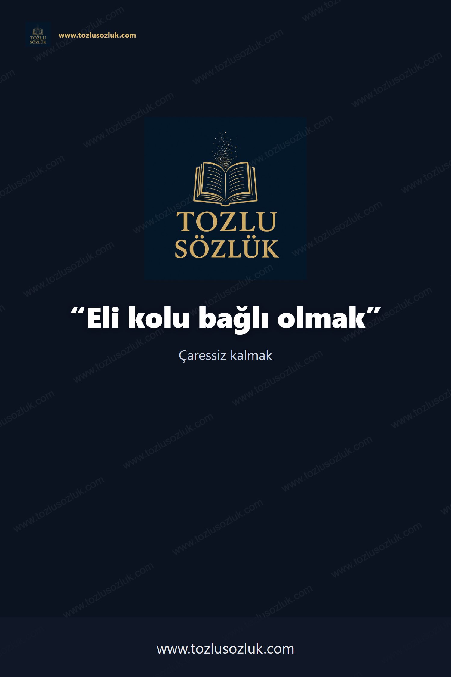 Eli kolu bağlı olmak Pinterest görseli