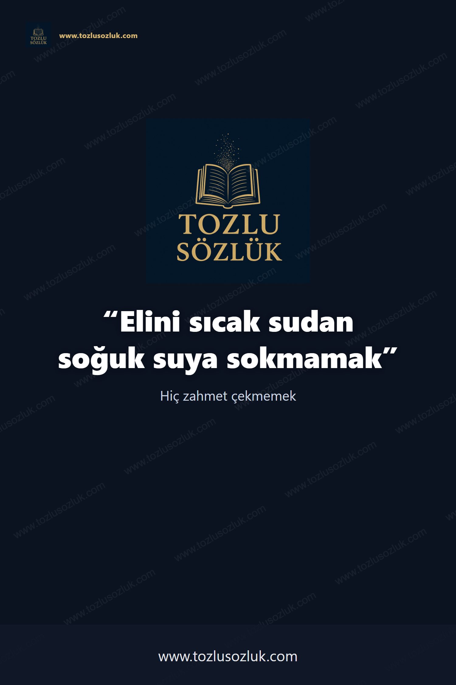 Elini sıcak sudan soğuk suya sokmamak Pinterest görseli