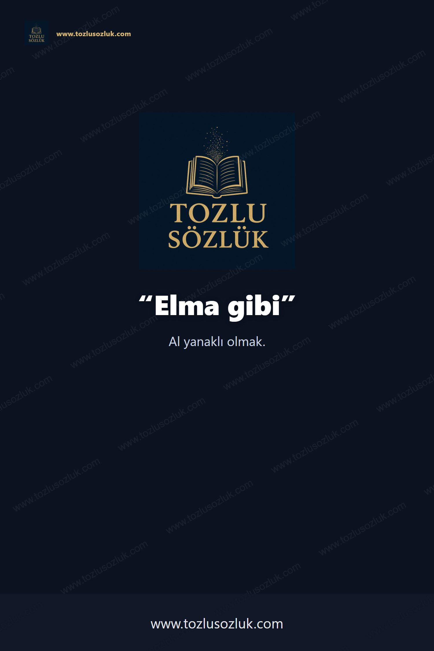 Elma gibi Pinterest görseli