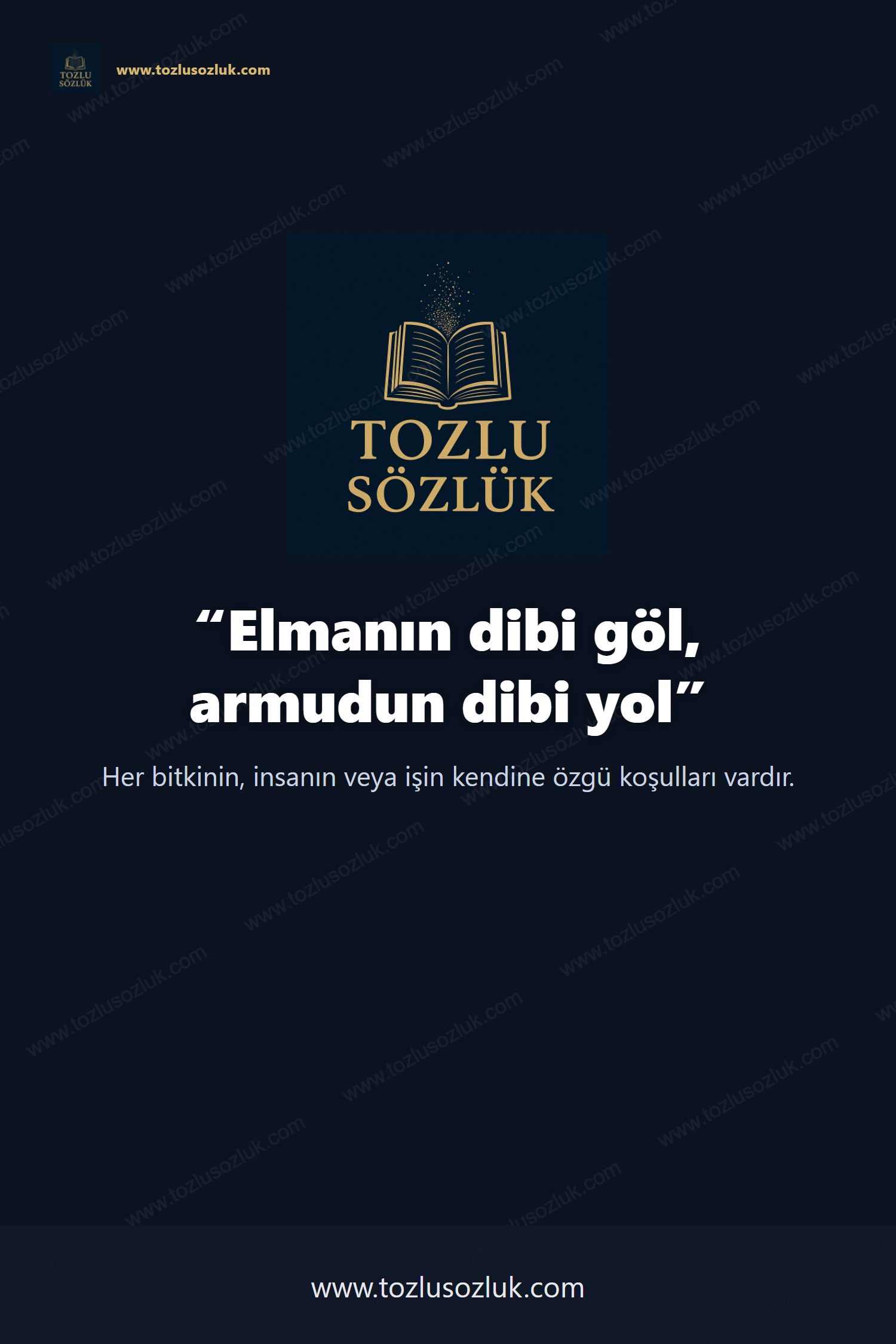 Elmanın dibi göl, armudun dibi yol Pinterest görseli