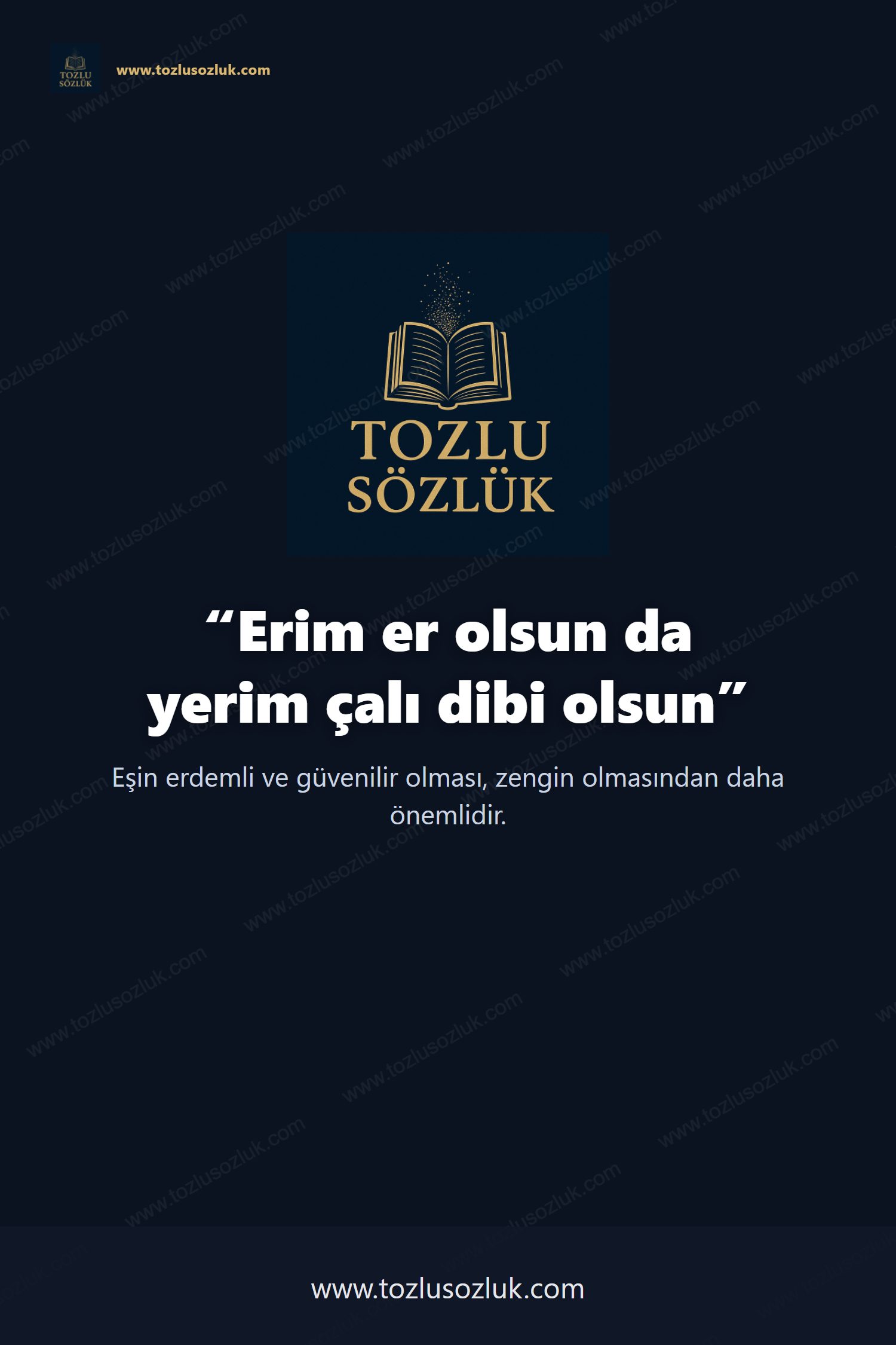 Erim er olsun da yerim çalı dibi olsun Pinterest görseli