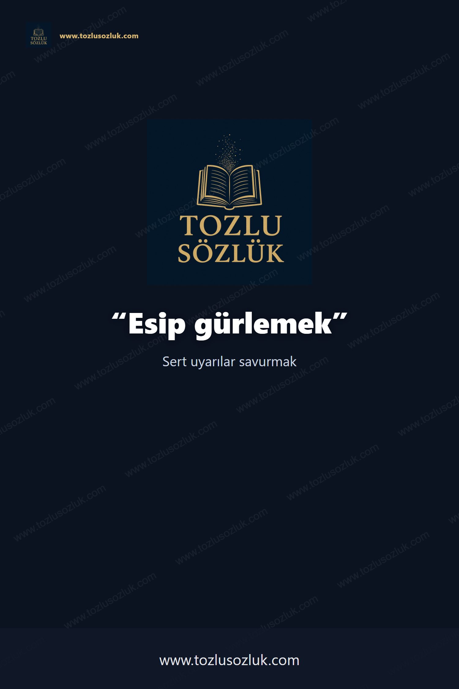 Esip gürlemek Pinterest görseli