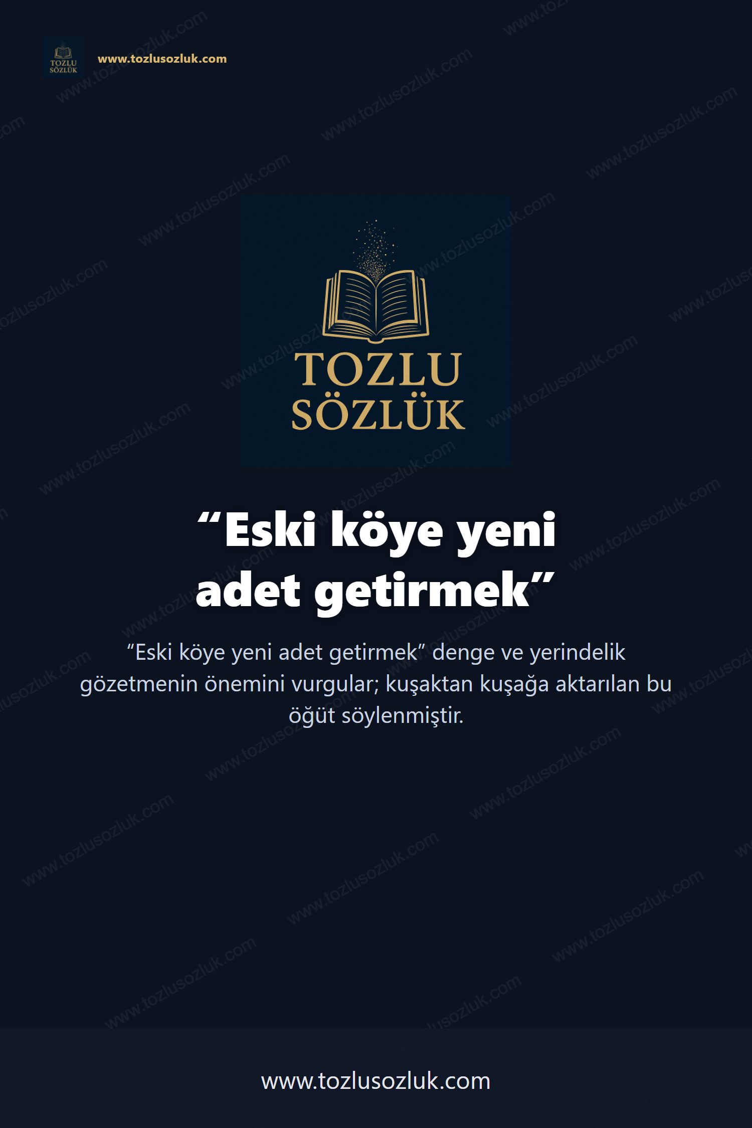Eski köye yeni adet getirmek Pinterest görseli