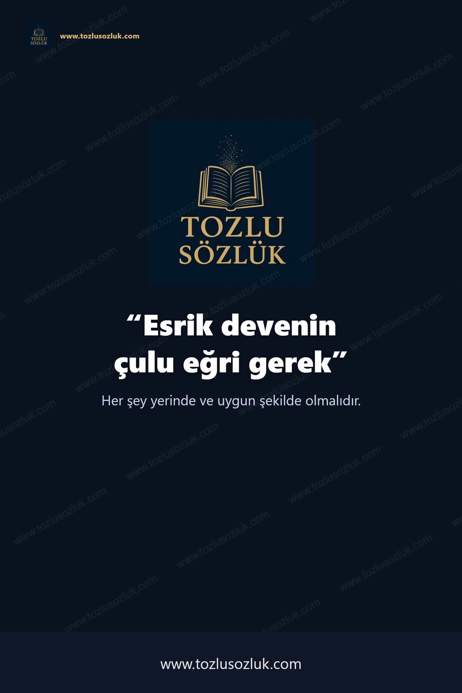 Esrik devenin çulu eğri gerek Pinterest görseli