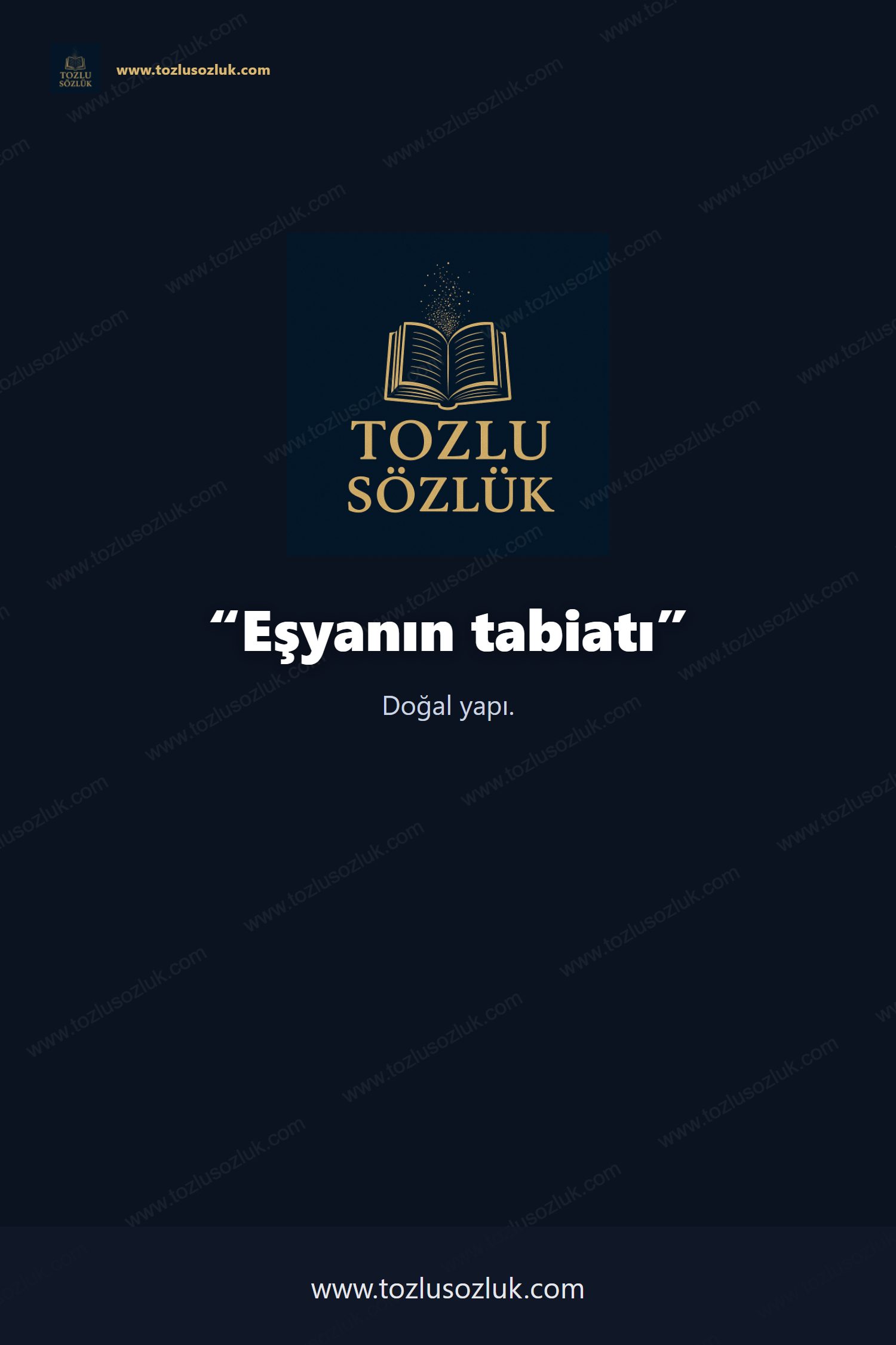 Eşyanın tabiatı Pinterest görseli