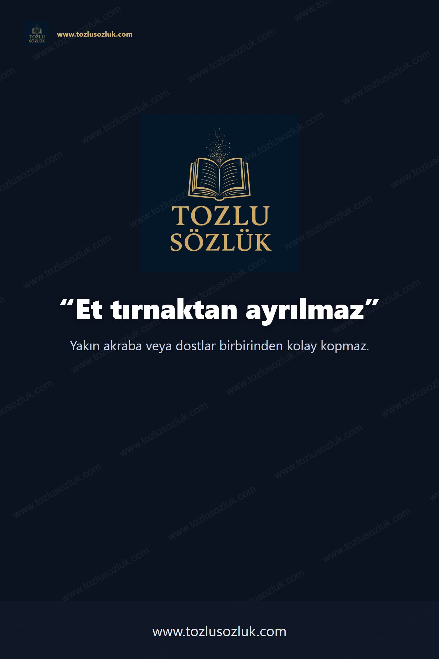 Et tırnaktan ayrılmaz Pinterest görseli