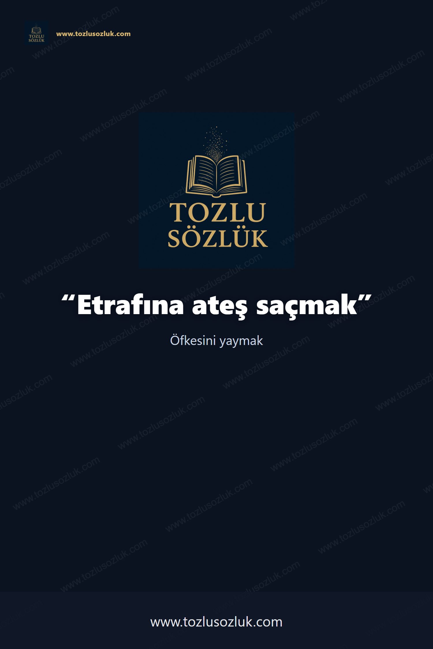 Etrafına ateş saçmak Pinterest görseli