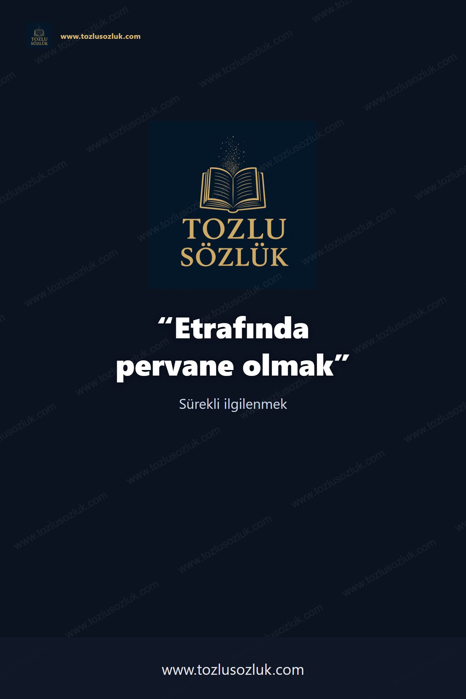 Etrafında pervane olmak Pinterest görseli