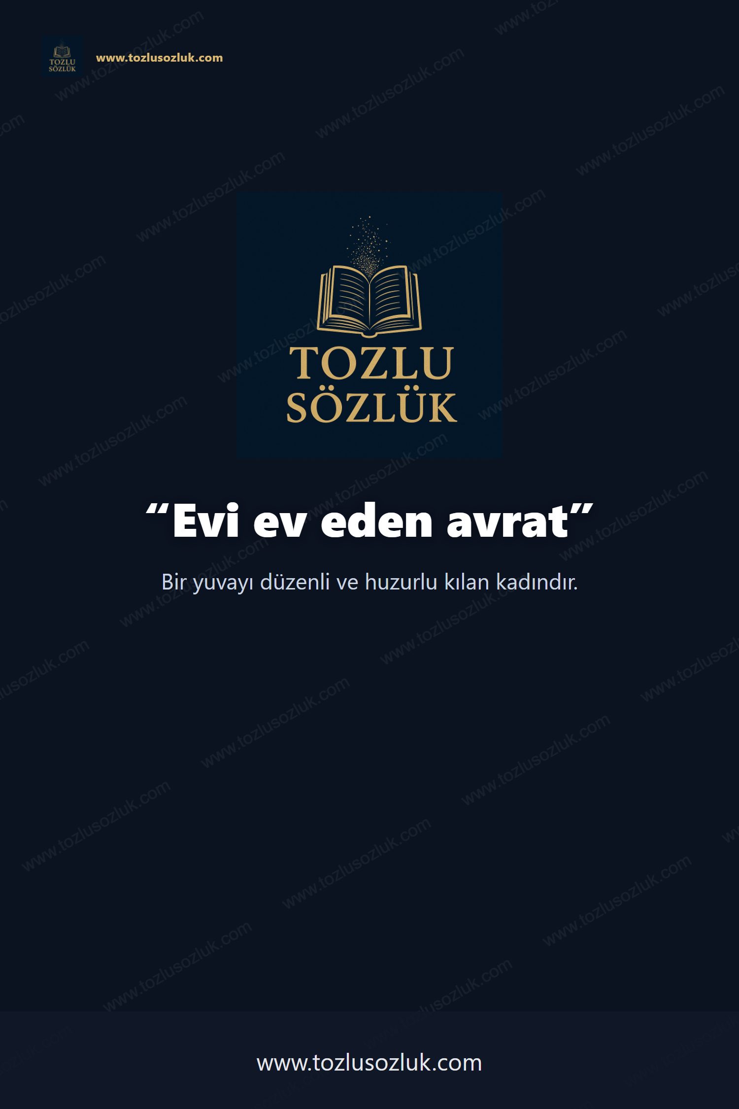 Evi ev eden avrat Pinterest görseli