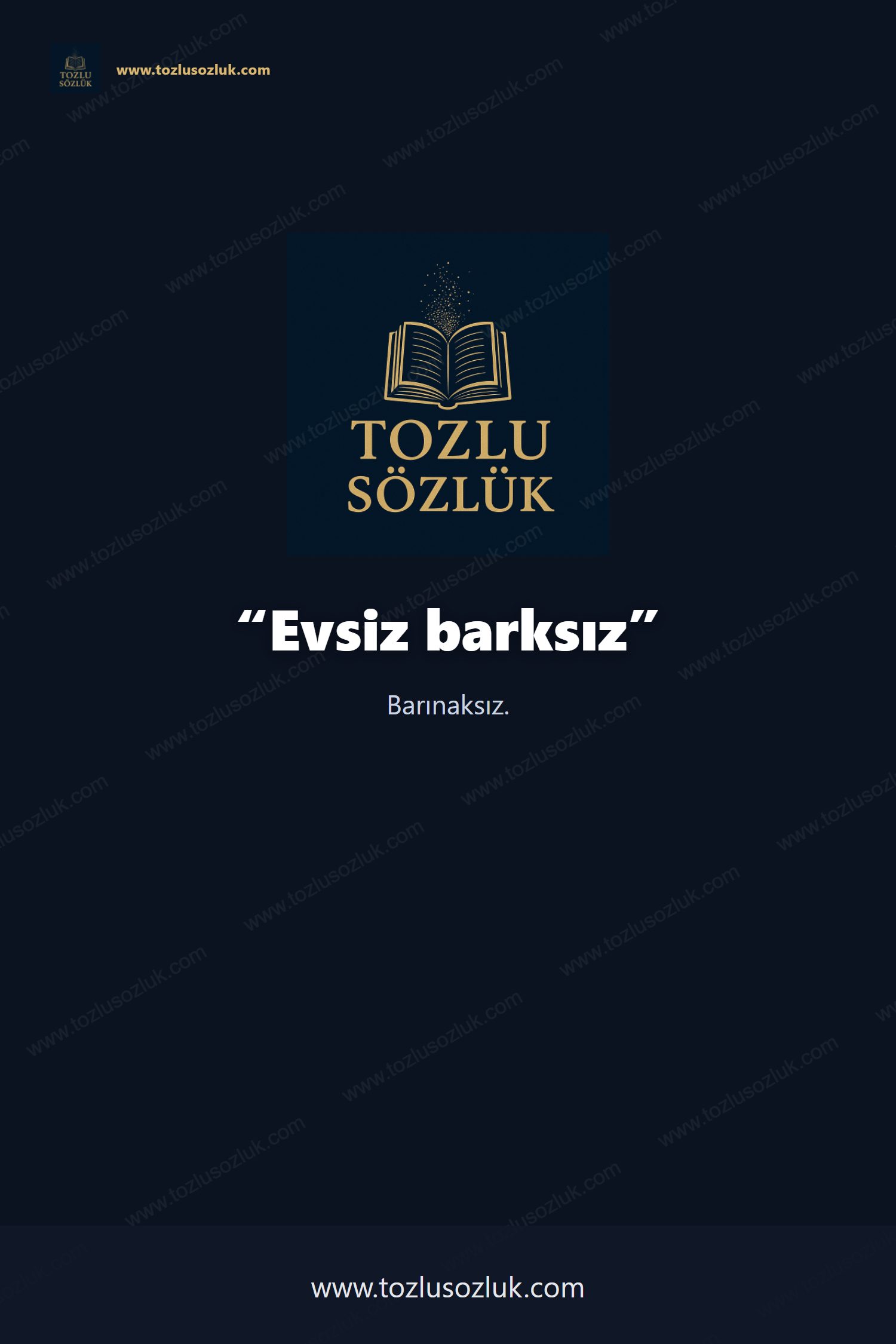 Evsiz barksız Pinterest görseli