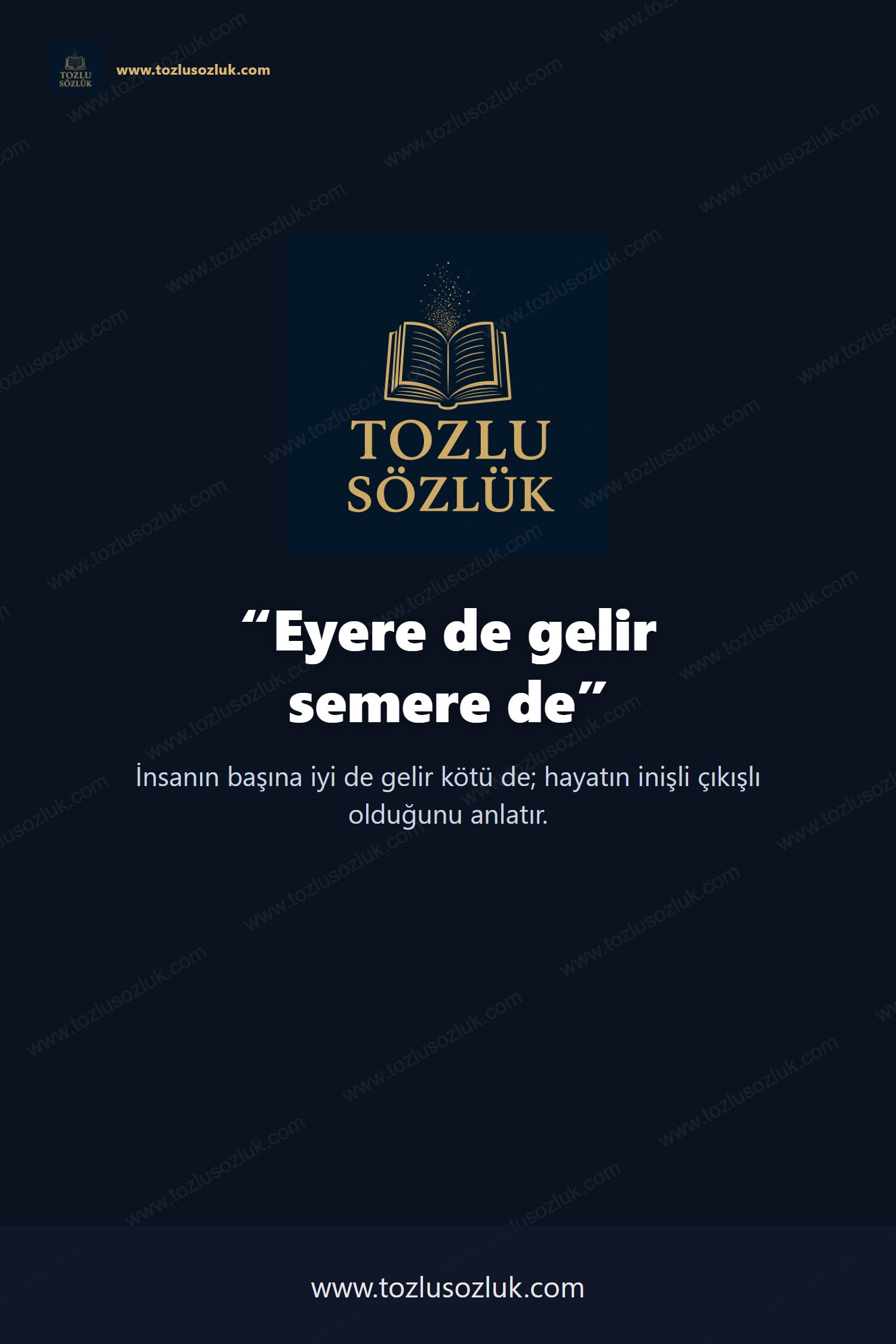 Eyere de gelir semere de Pinterest görseli