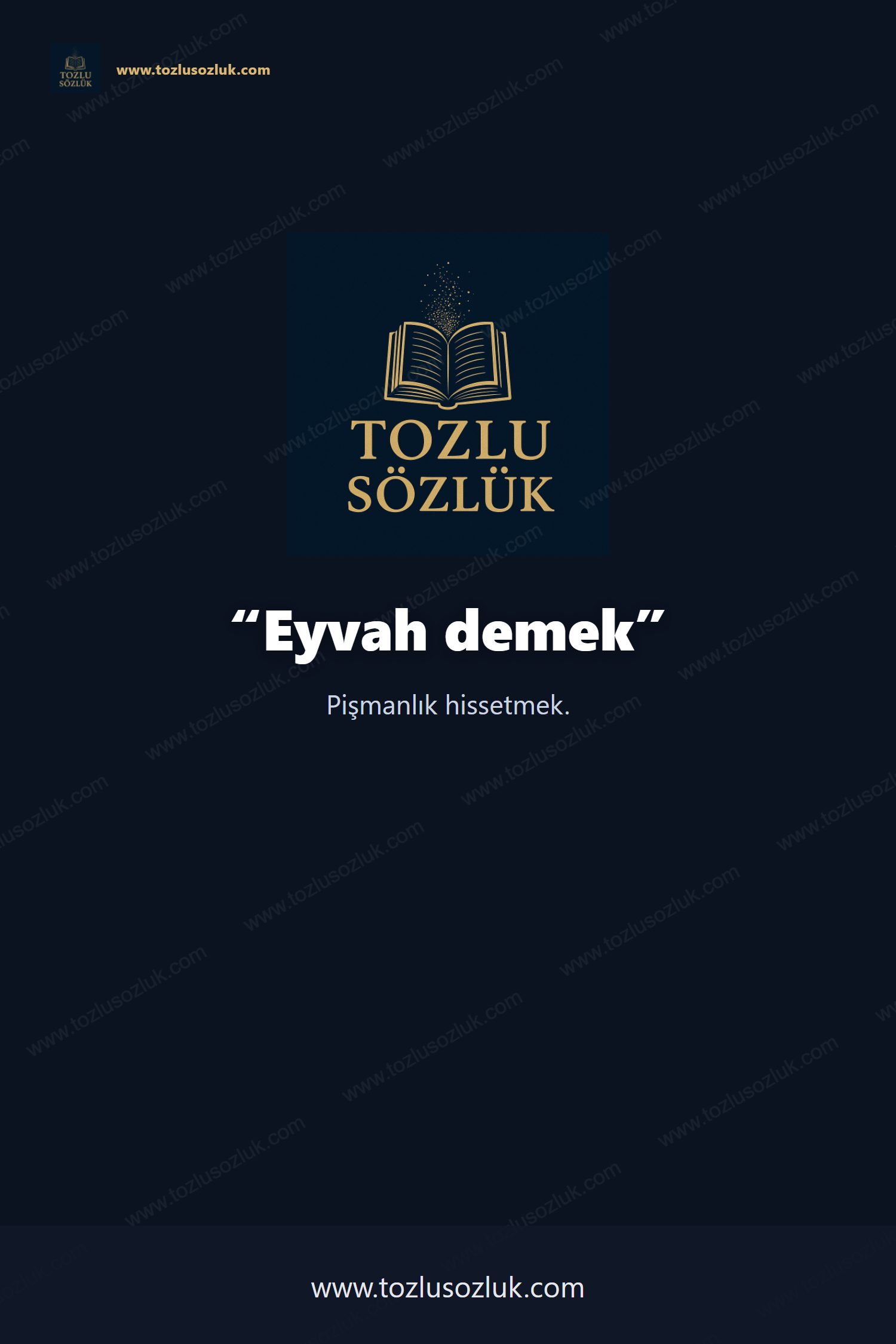Eyvah demek Pinterest görseli