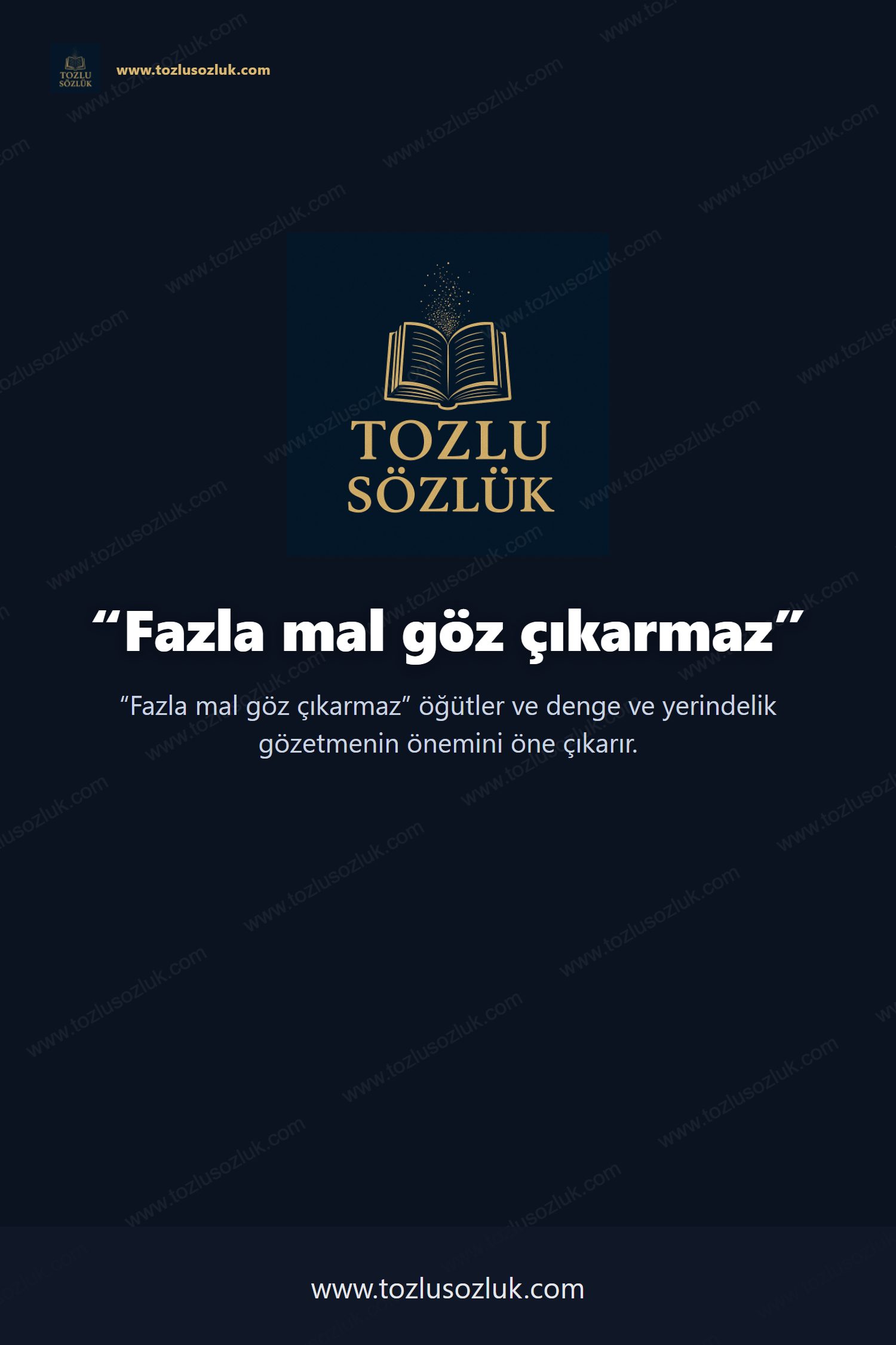 Fazla mal göz çıkarmaz Pinterest görseli