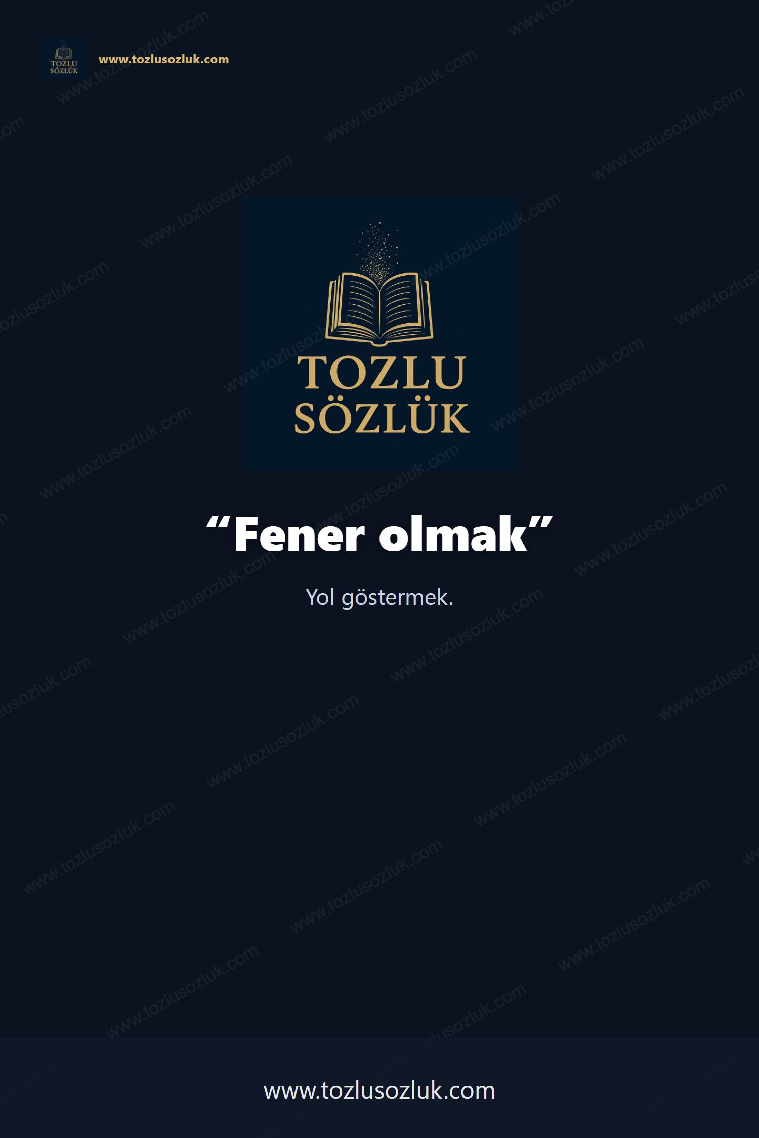 Fener olmak Pinterest görseli