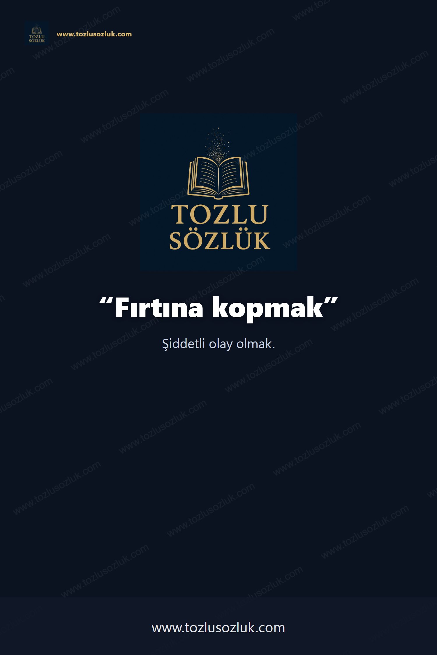 Fırtına kopmak Pinterest görseli