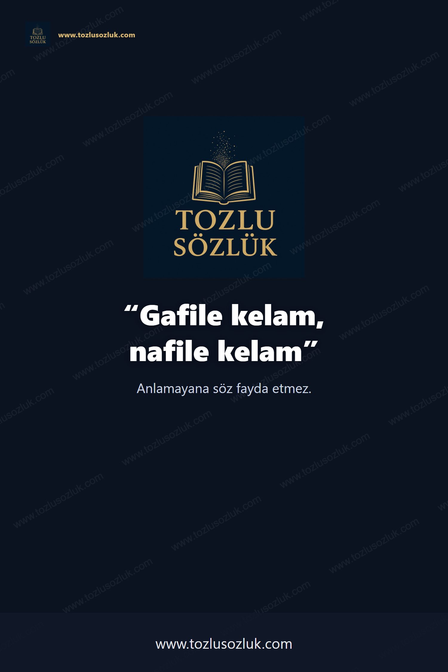 Gafile kelam, nafile kelam Pinterest görseli