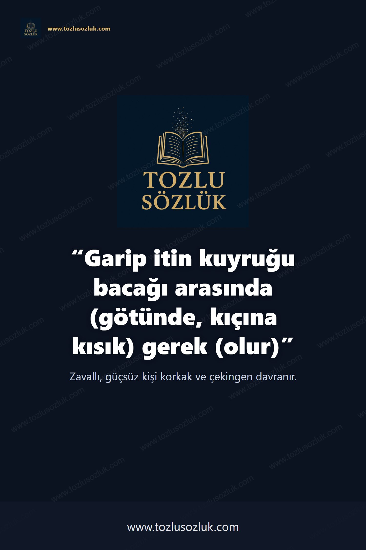 Garip itin kuyruğu bacağı arasında (götünde, kıçına kısık) gerek (olur) Pinterest görseli