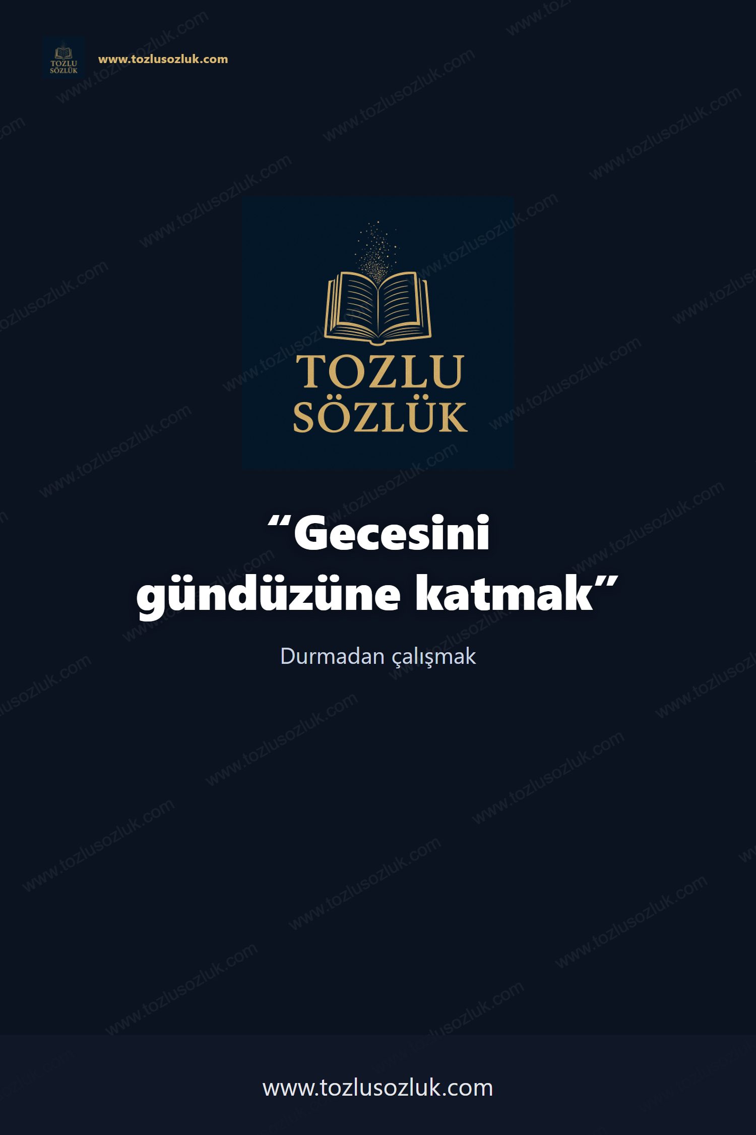 Gecesini gündüzüne katmak Pinterest görseli