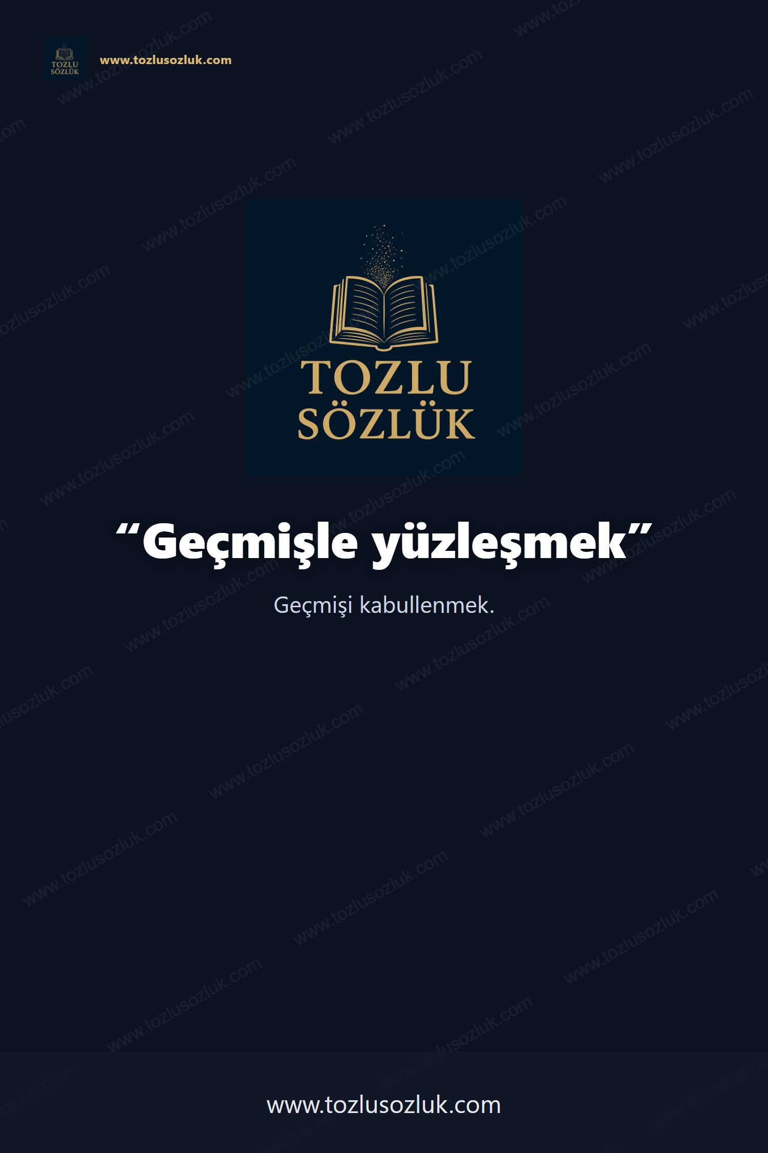 Geçmişle yüzleşmek Pinterest görseli