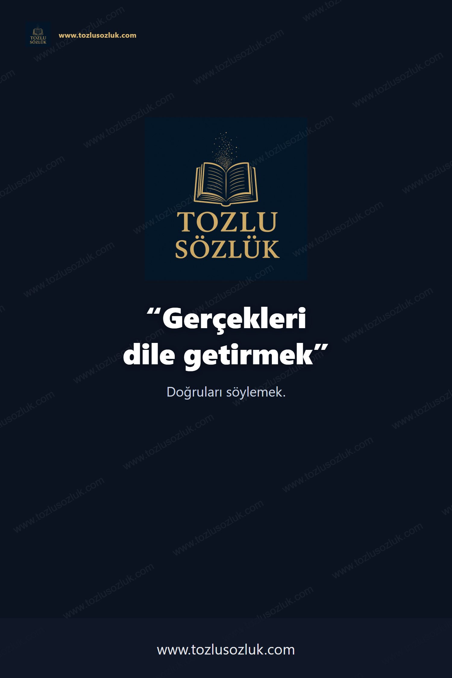 Gerçekleri dile getirmek Pinterest görseli