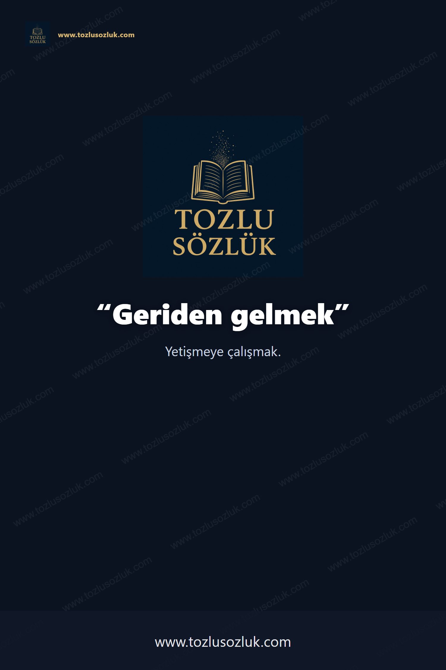 Geriden gelmek Pinterest görseli