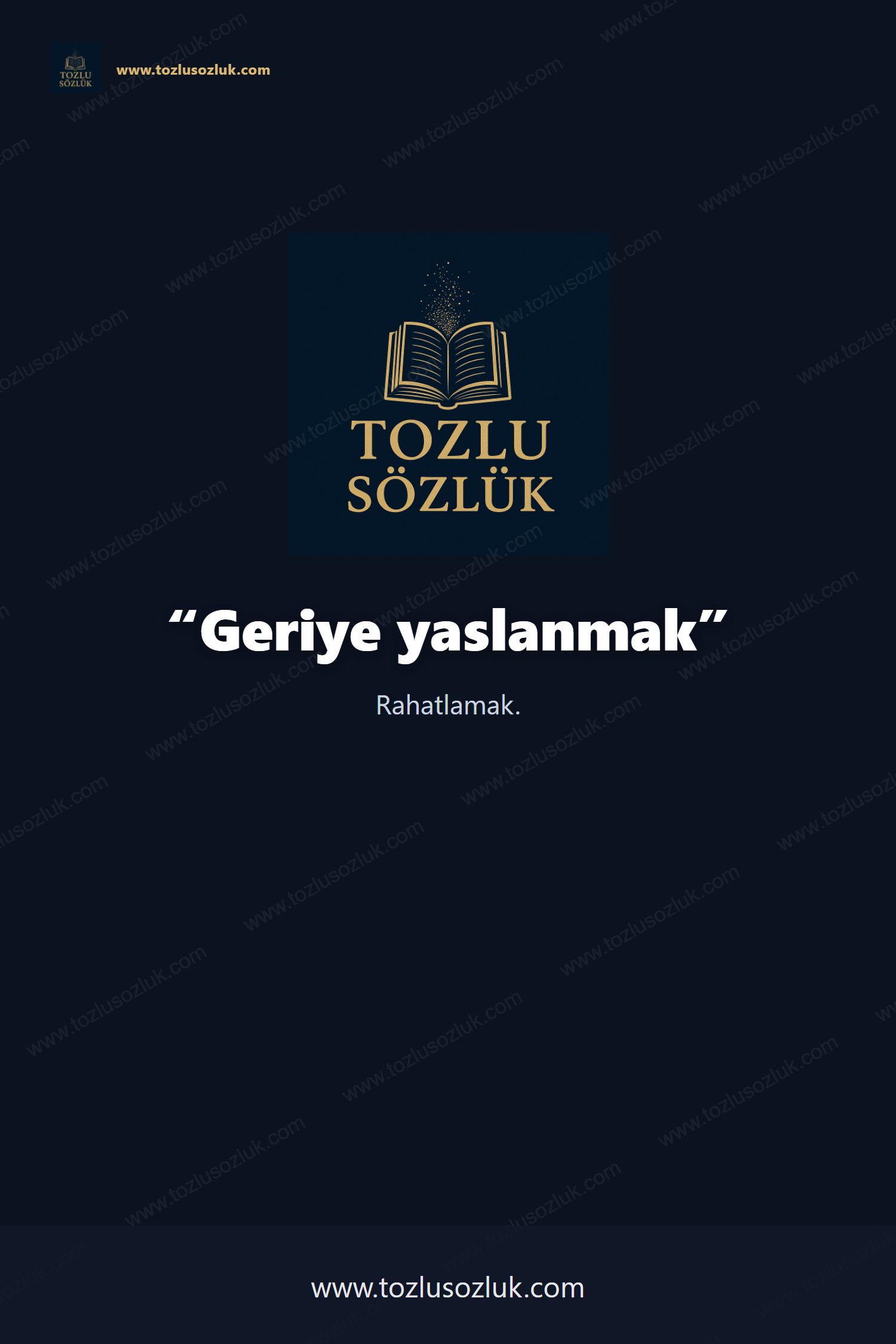 Geriye yaslanmak Pinterest görseli