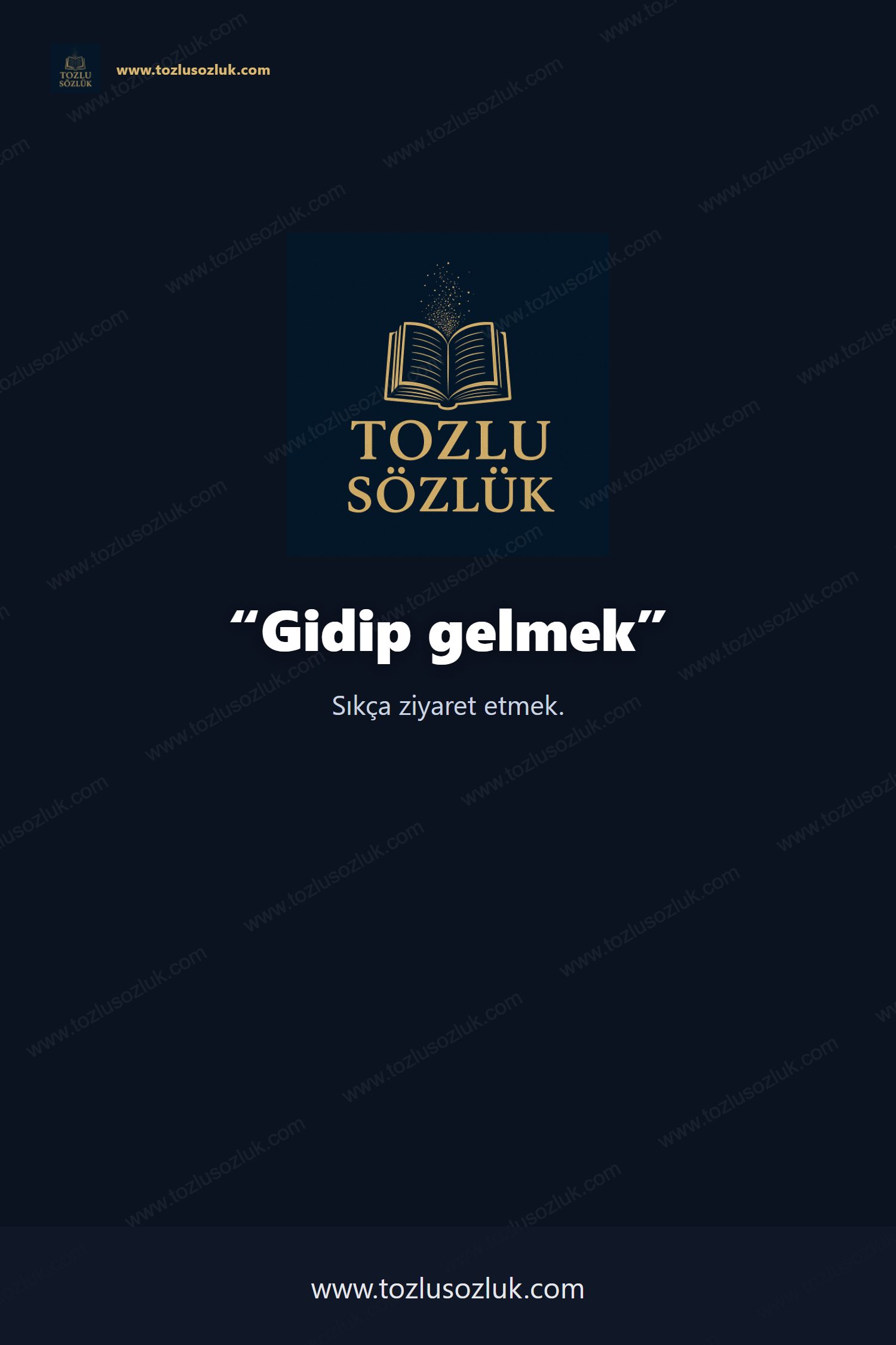 Gidip gelmek Pinterest görseli
