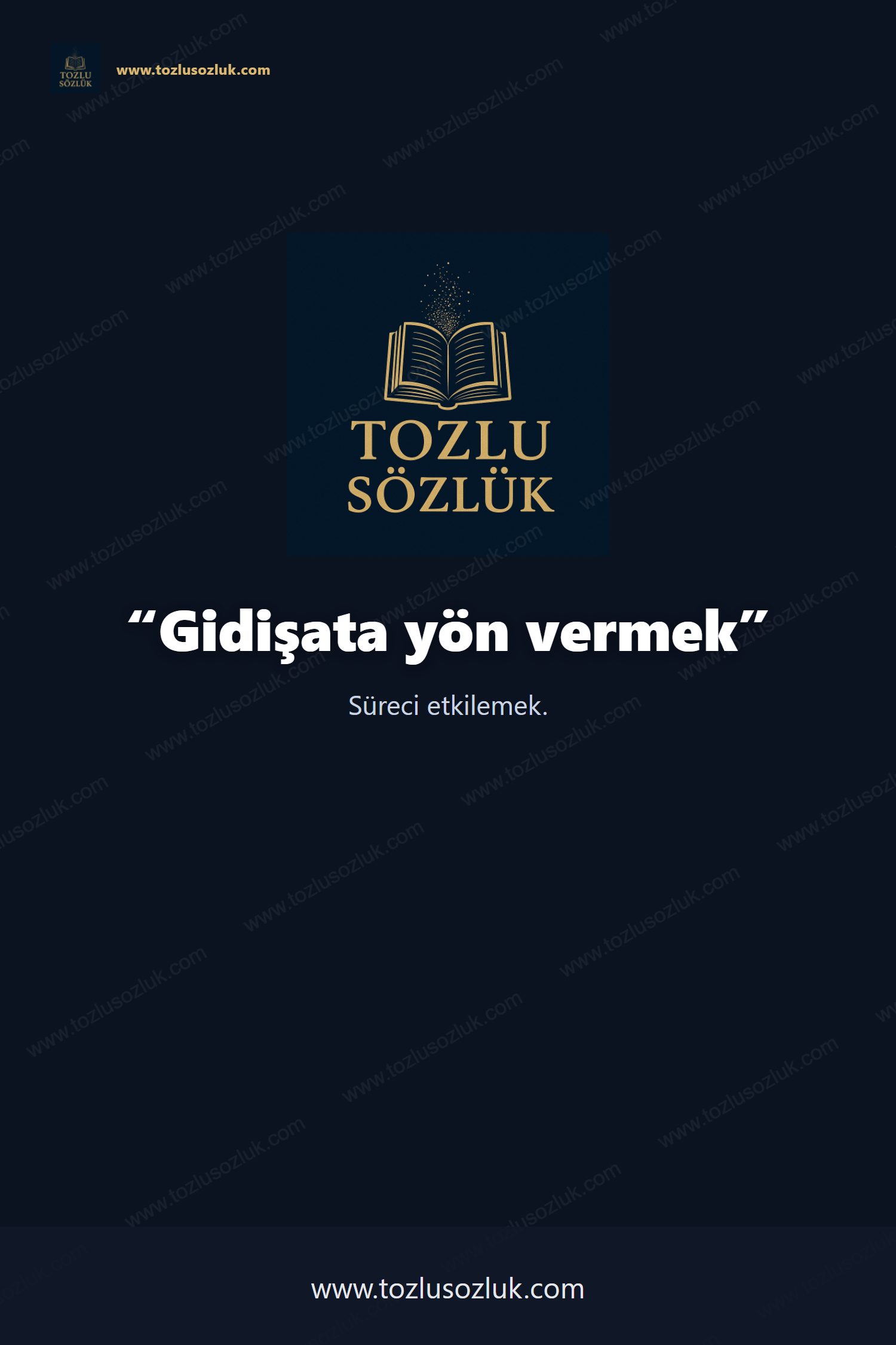 Gidişata yön vermek Pinterest görseli