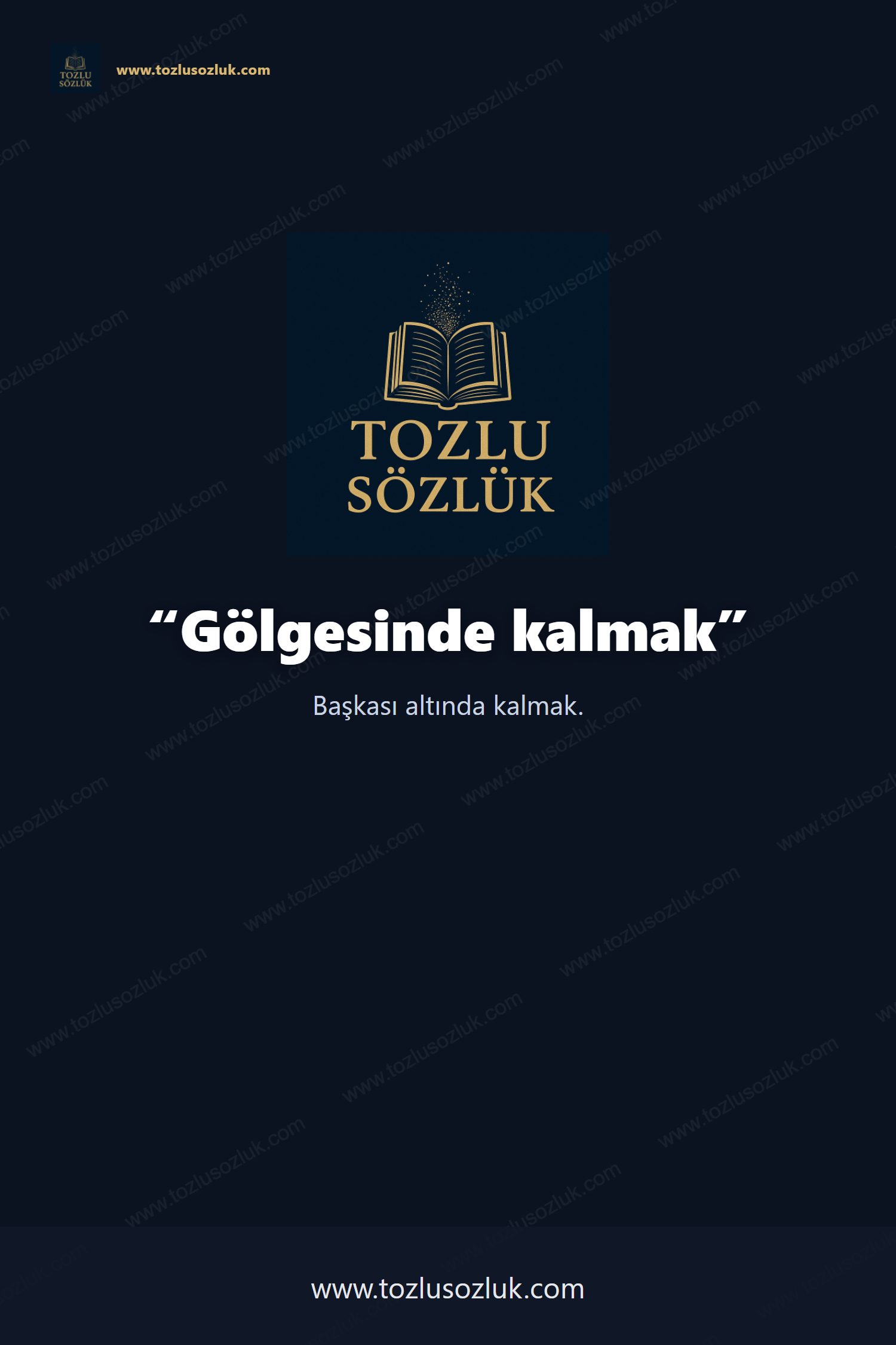 Gölgesinde kalmak Pinterest görseli