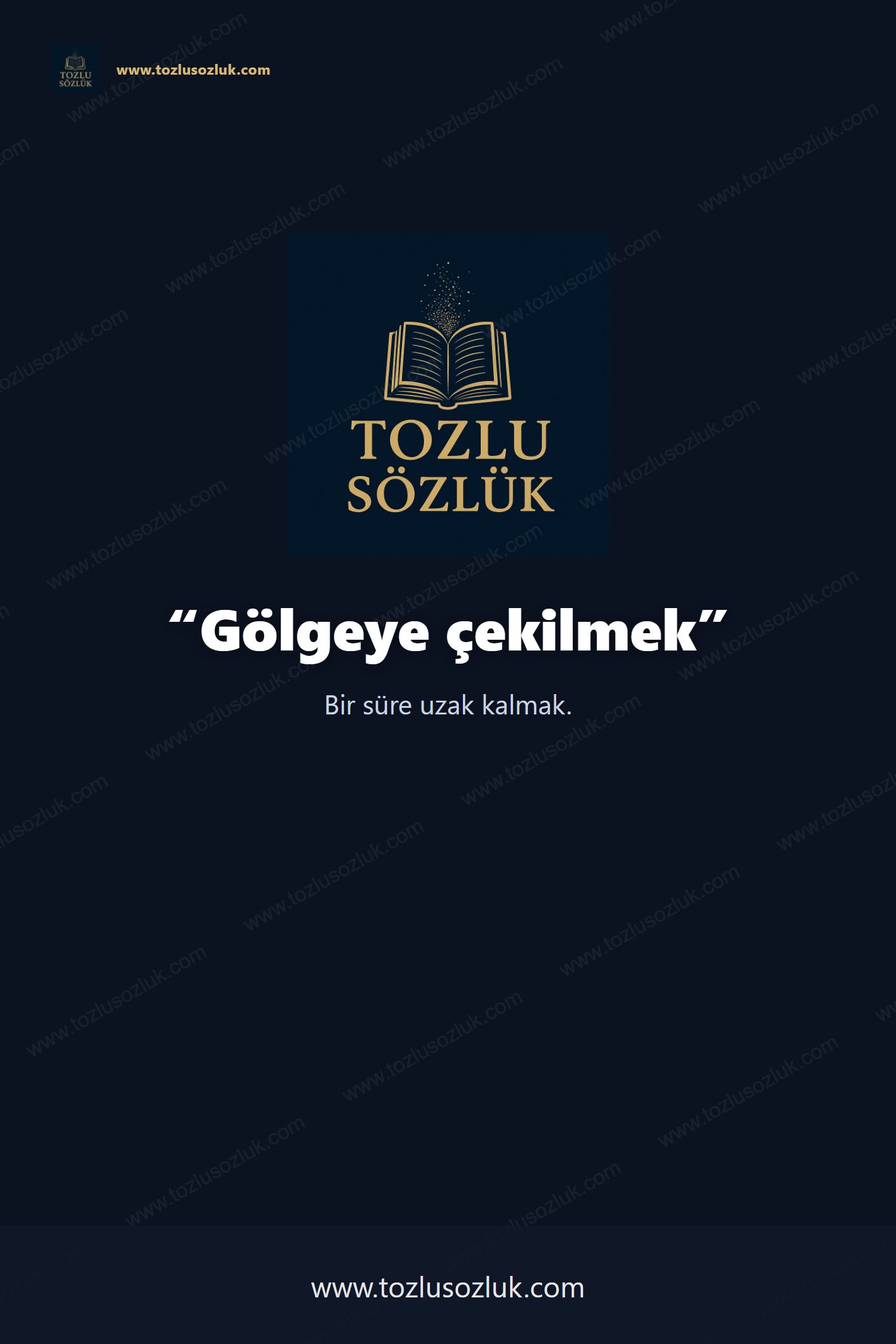Gölgeye çekilmek Pinterest görseli